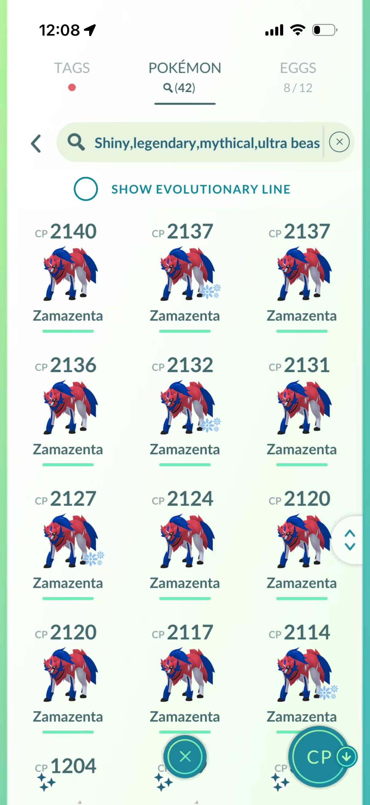 VloneShirt account (42 Shiny/Legendary)