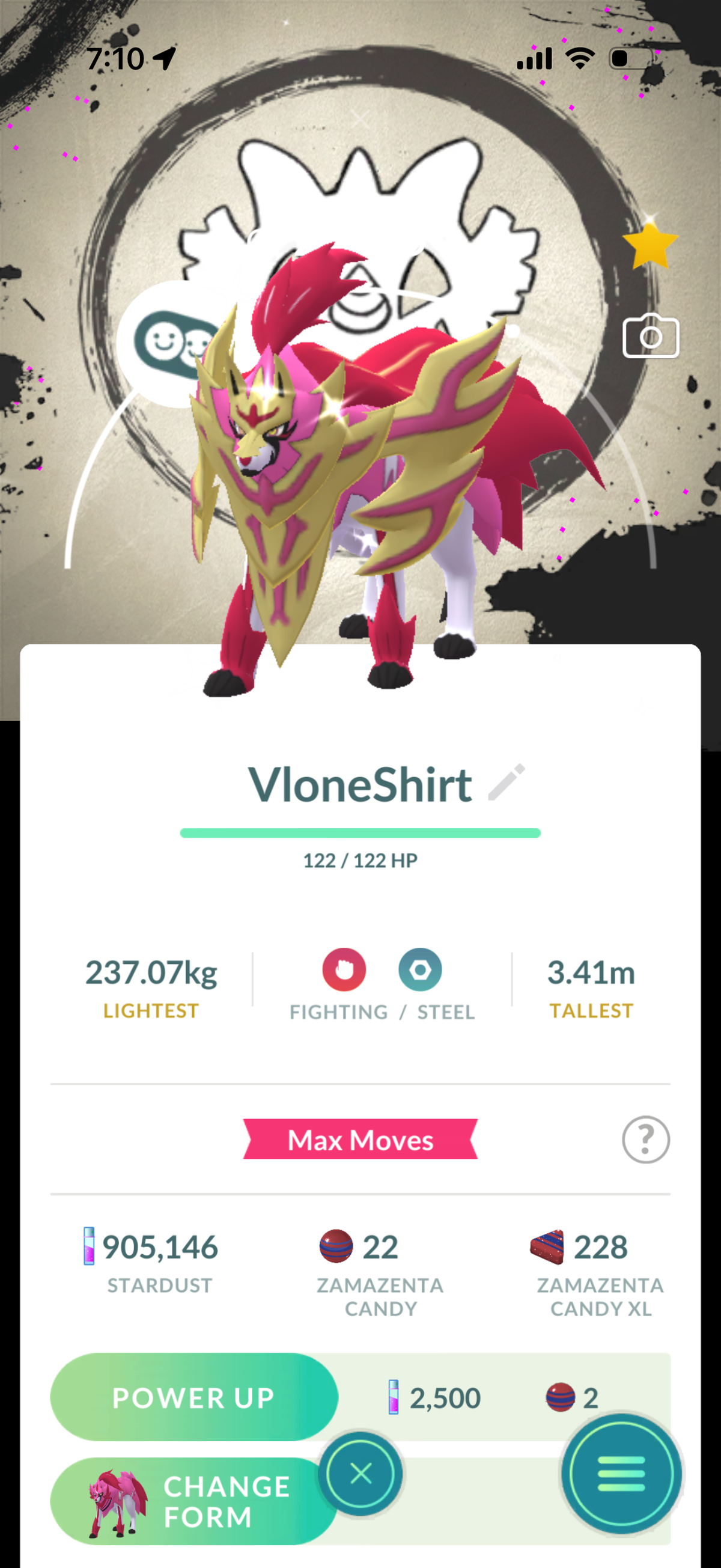 VloneShirt account 68 Shiny/Legendary & 900k Stardust
