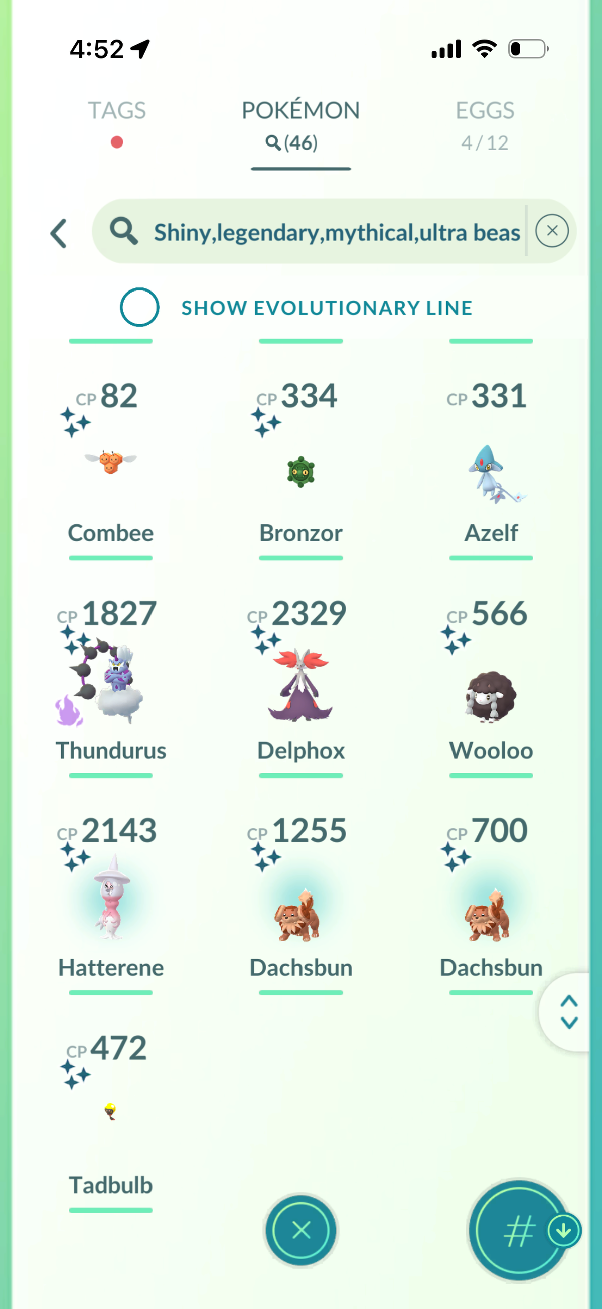 ArmoredPTC account 46 Shiny/Legendary & 2.1m Stardust