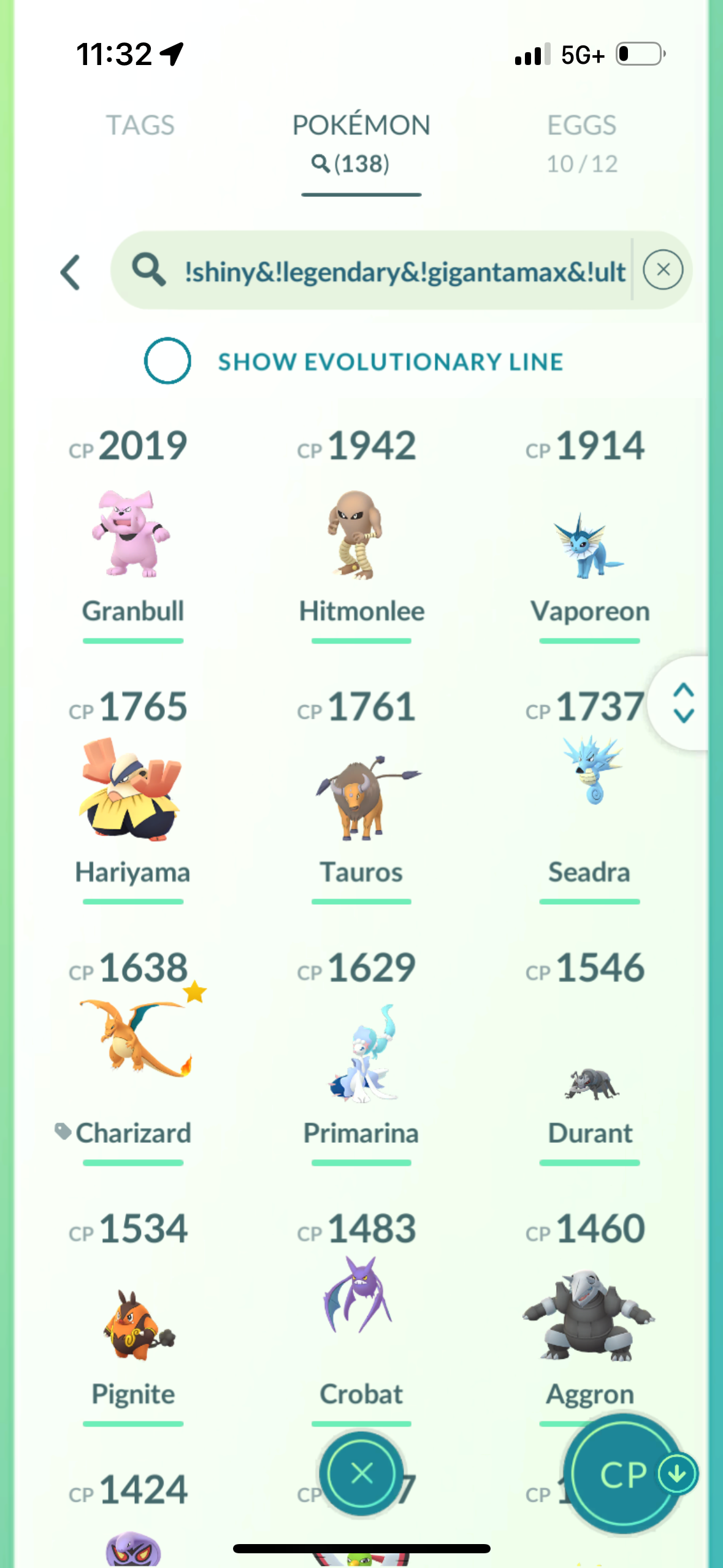 SplitTheCheck account (43 Shiny/Legendary/Gigantamax)