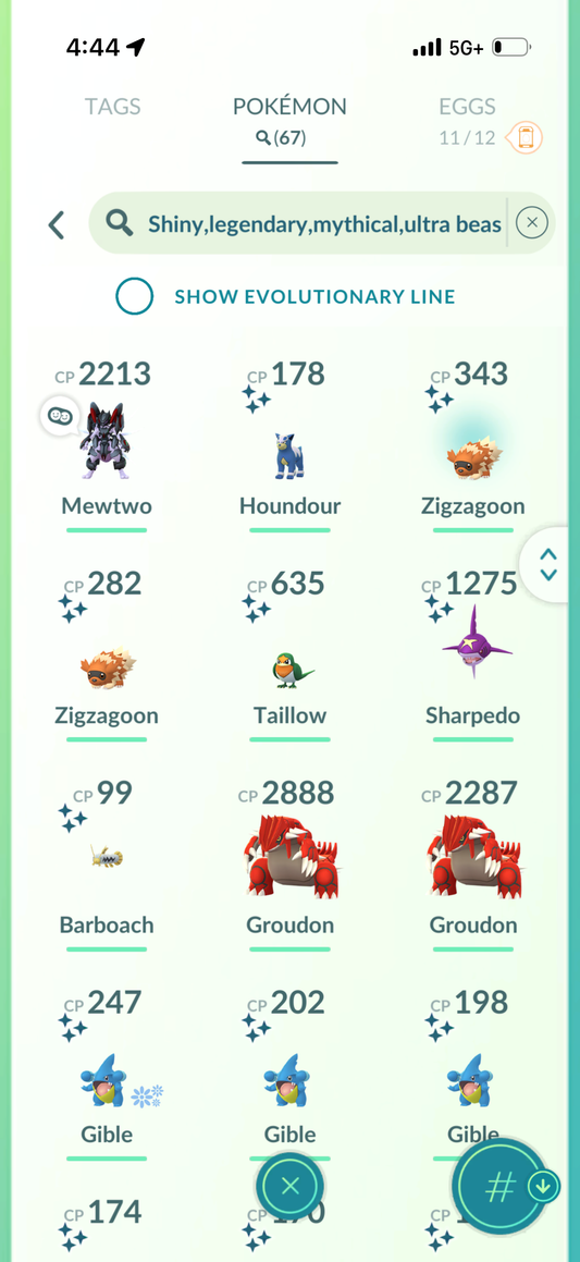 IAMARMORED account 67 Shiny/Legendary & 1.7m Stardust