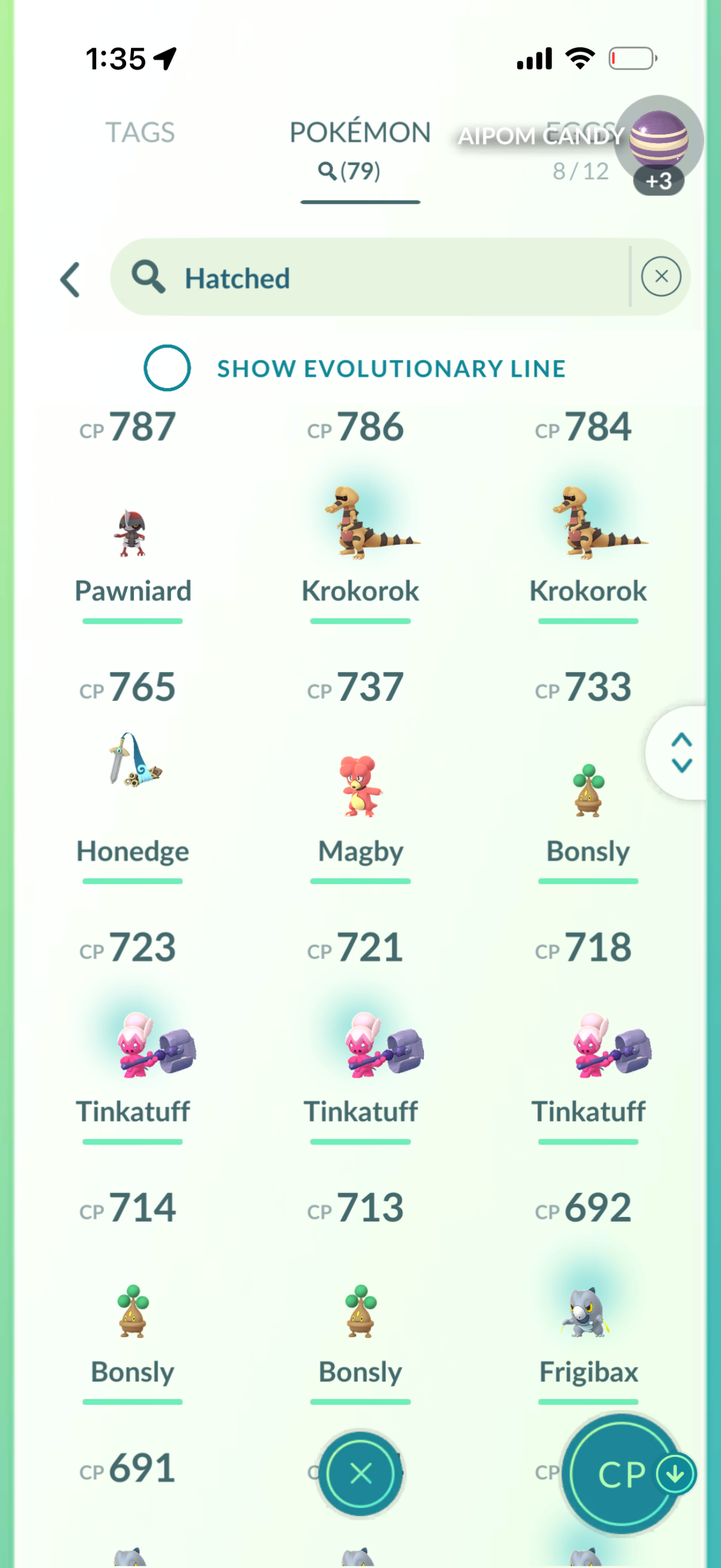 CrownedBy415 account (65 Shiny/Legendary 1.7m Stardust)