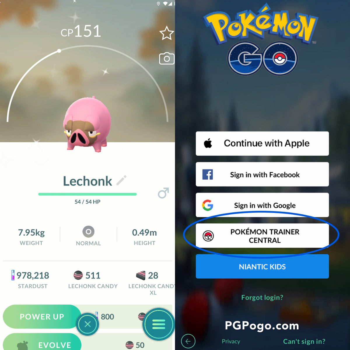 Shiny Lechonk account