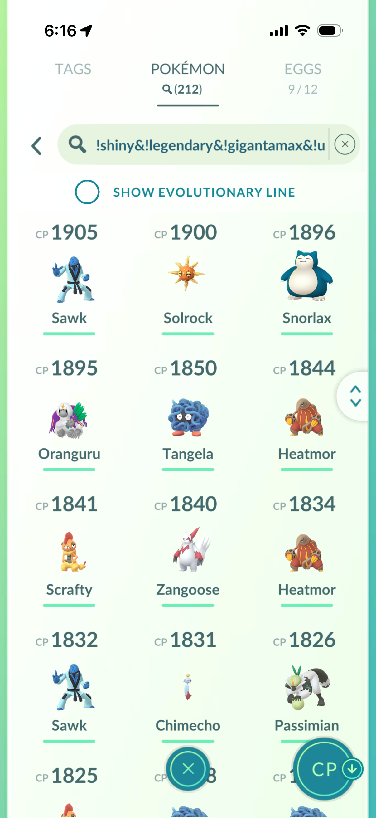 SoloParty account (19 Shiny/Legendary 482k stardust)