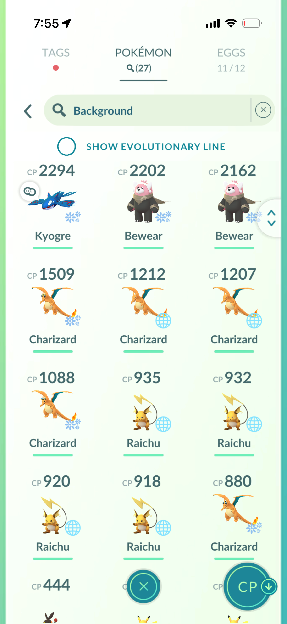 KyogrePTC account 31 Shiny/Legendary & 1.1M Stardust