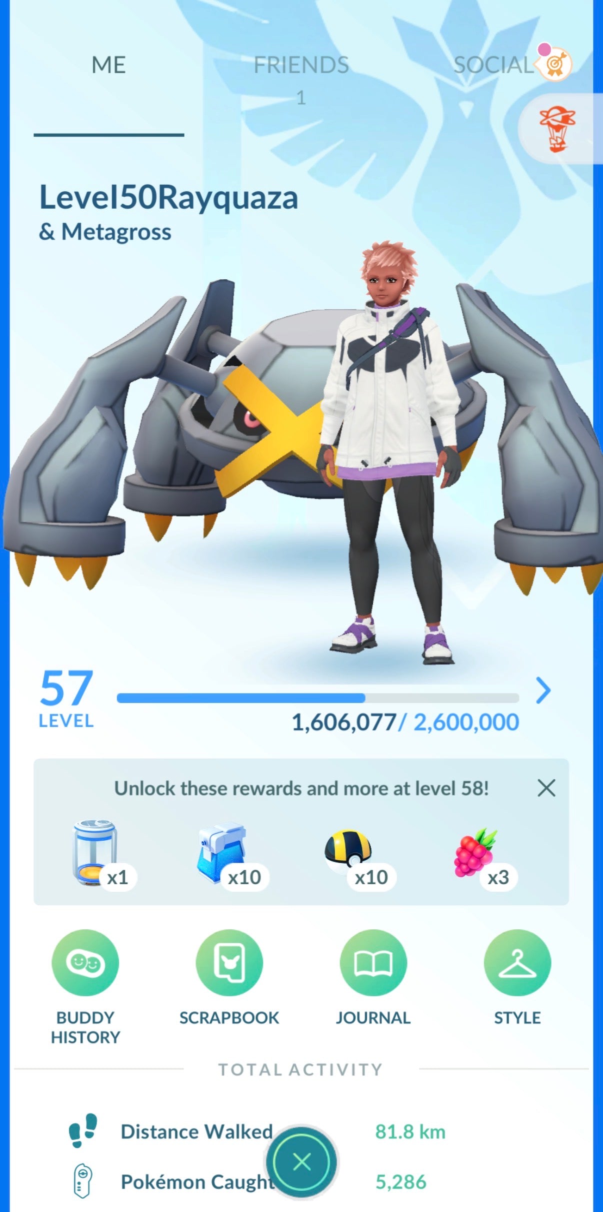 Level50Rayquaza account (23 Shiny/Legendary)