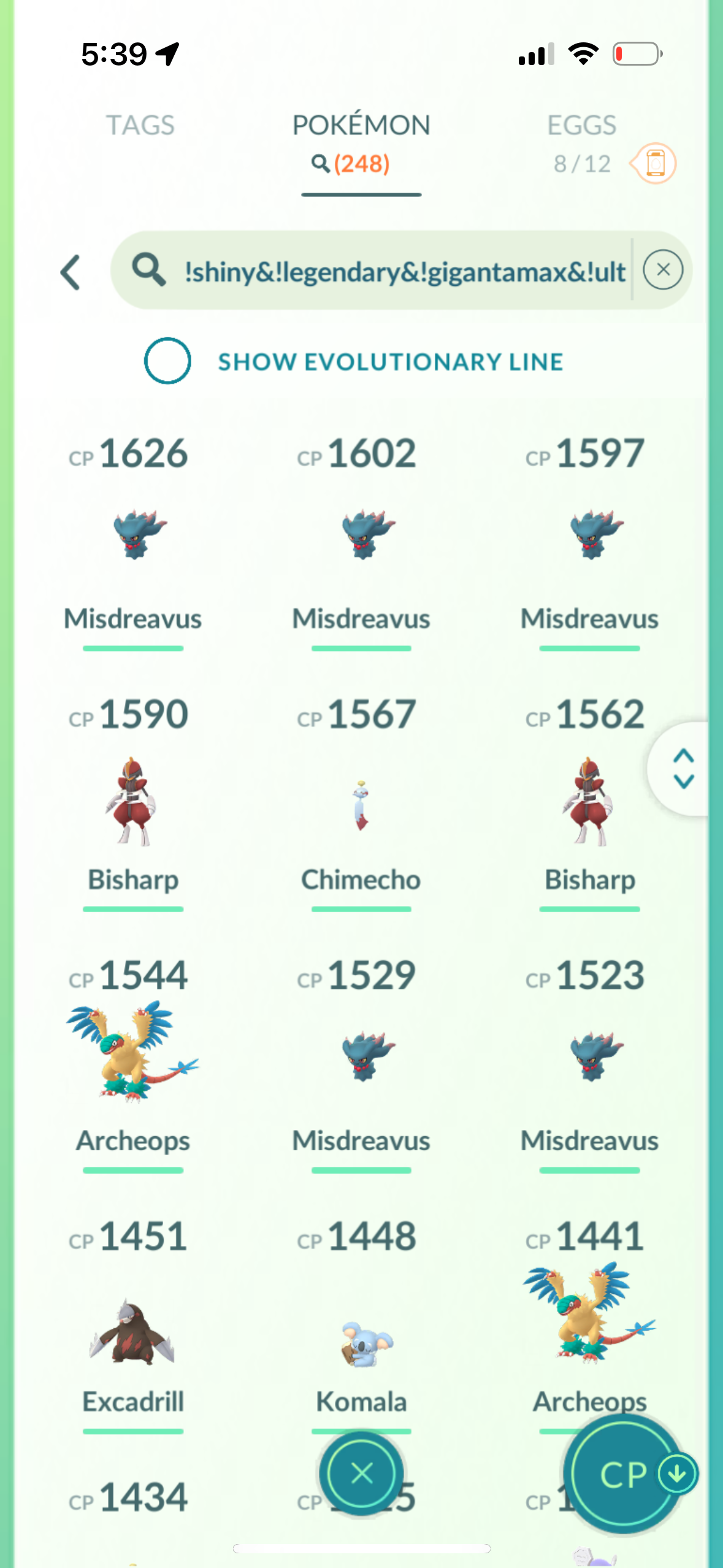 WannaPlayAGame account (52 shiny/legendary)