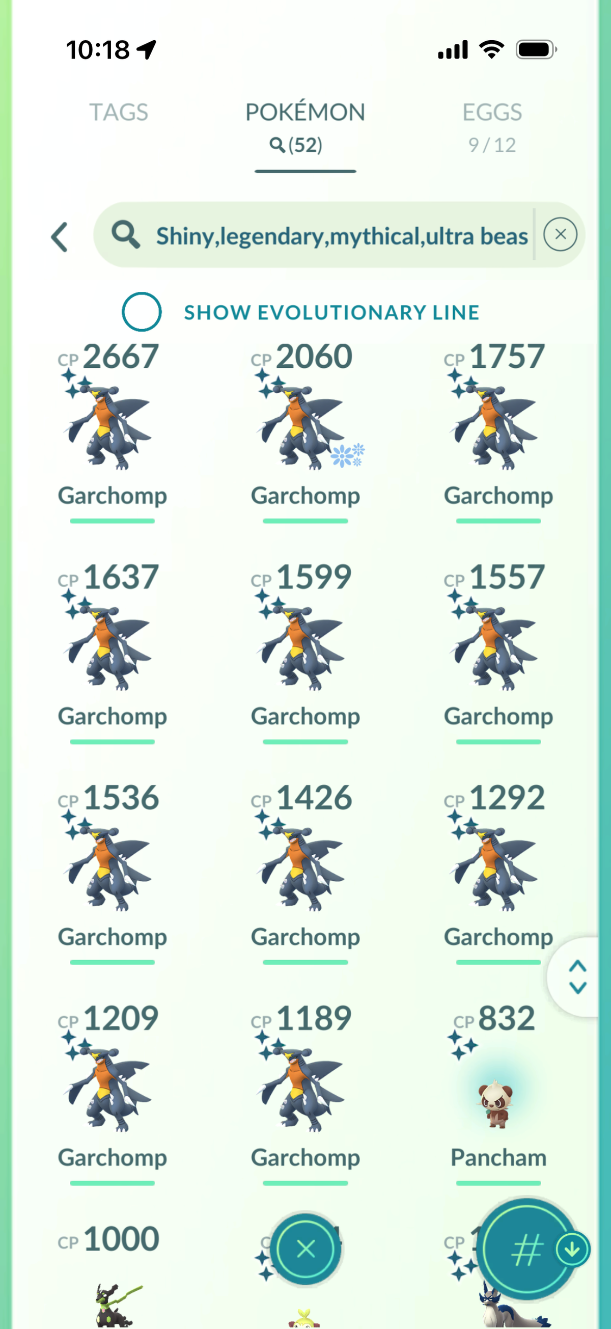 JudgeMVP26 account (52 Shiny/Legendary and 822k Stardust)