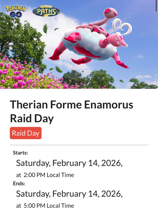 Therian Form Enamorus raid farming service