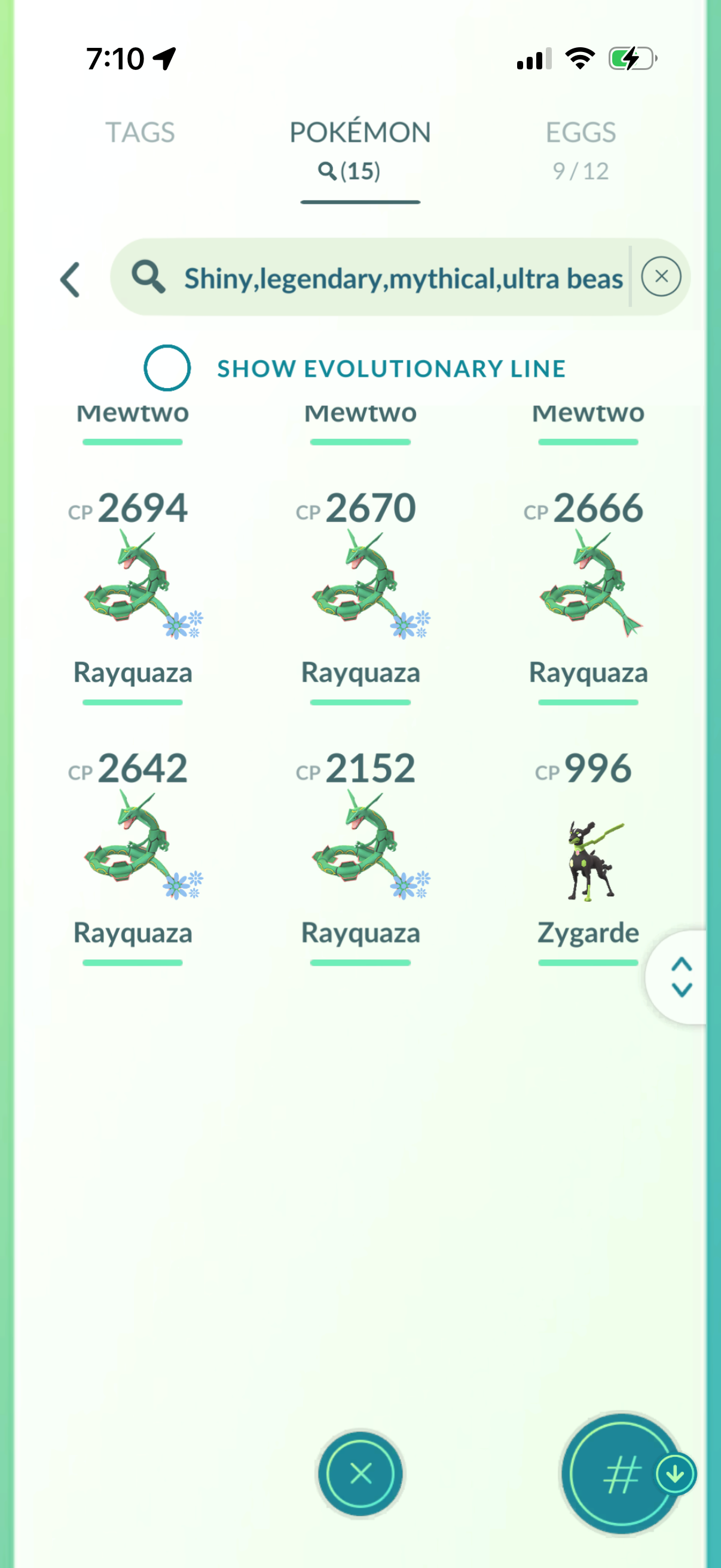 OneLastCod account (15 Shiny/Legendary & 198k stardust)
