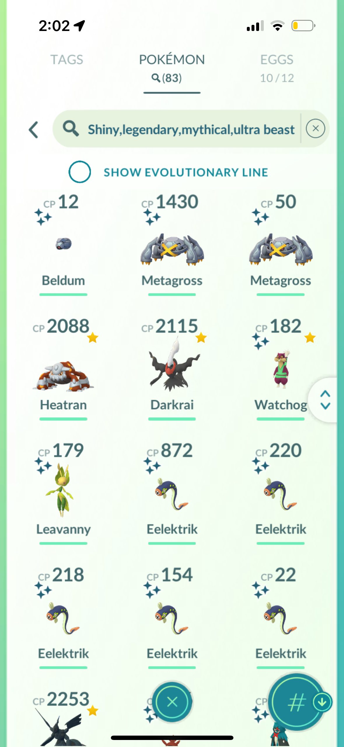 NewLevel account (83 shiny/legendary)