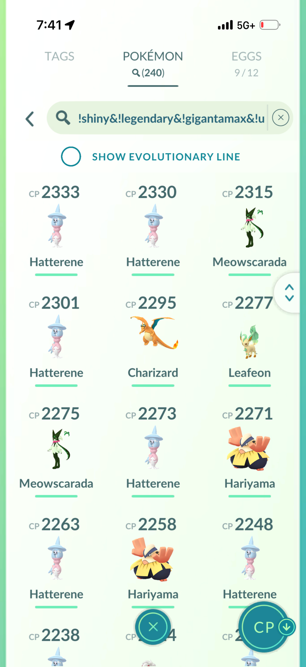 ToppleGameIOS account 15 Shiny/Legendary & 970k Stardust