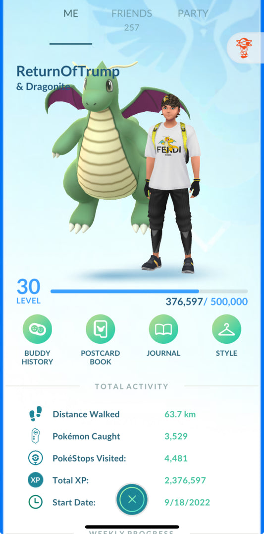 ReturnOfTrump account (47 shiny/legendary)