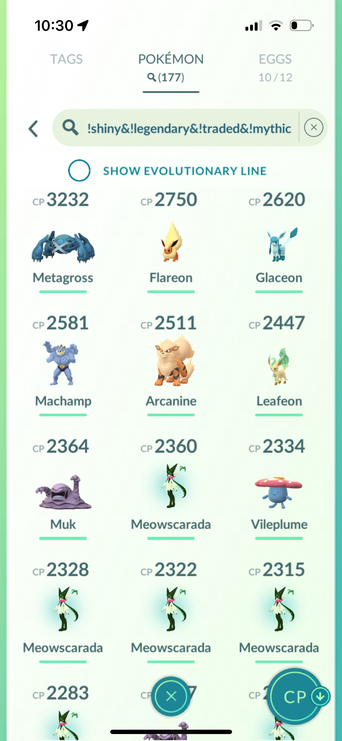 FilthyRewards account (113 shiny/legendary)