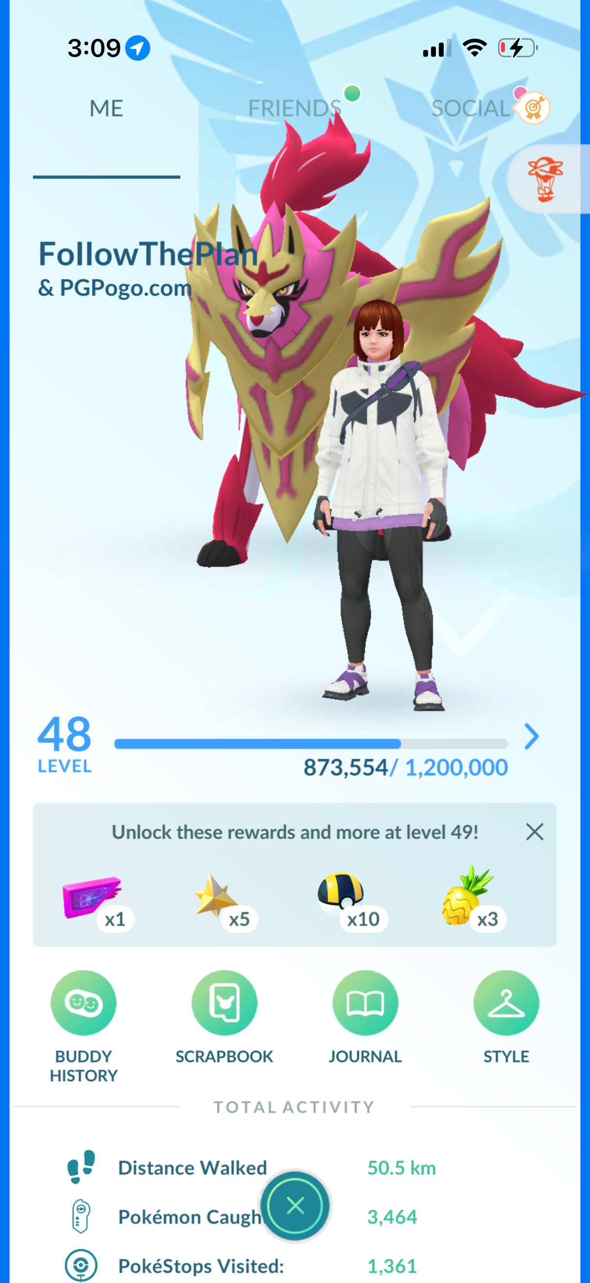 FollowThePlan (43 Shiny/Legendary + 3 Crown Zamazenta)
