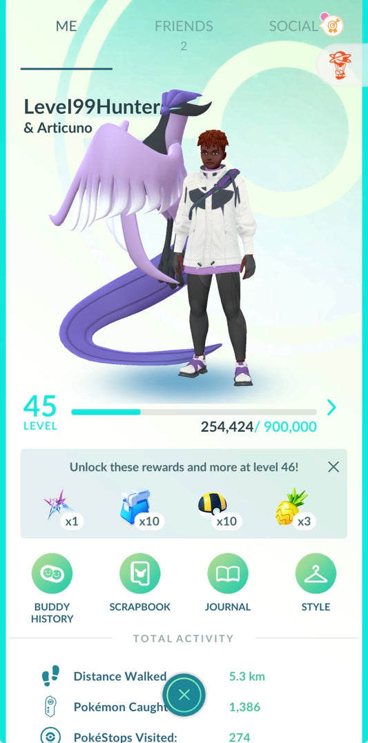 Rival2None account (6 Legendary/Shiny)