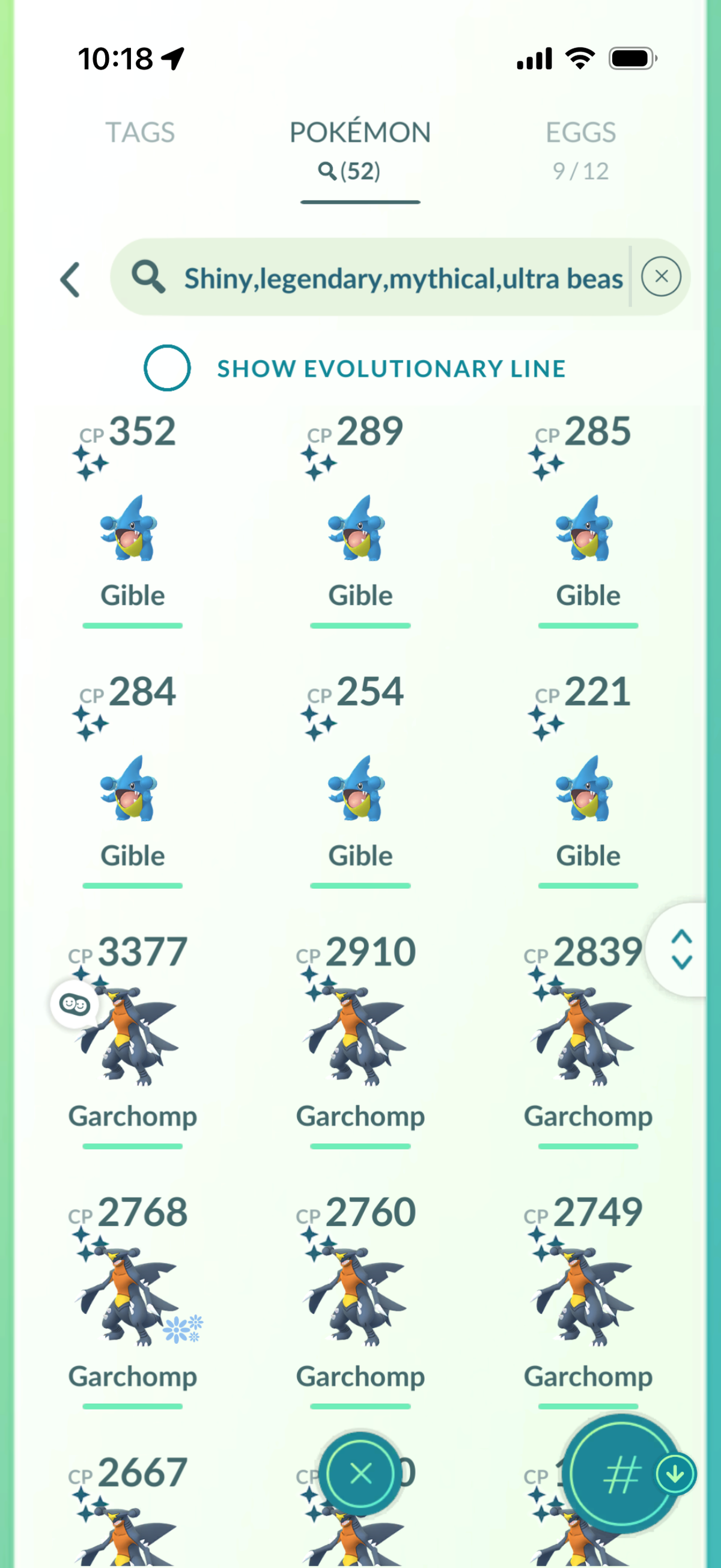 JudgeMVP26 account (52 Shiny/Legendary and 822k Stardust)