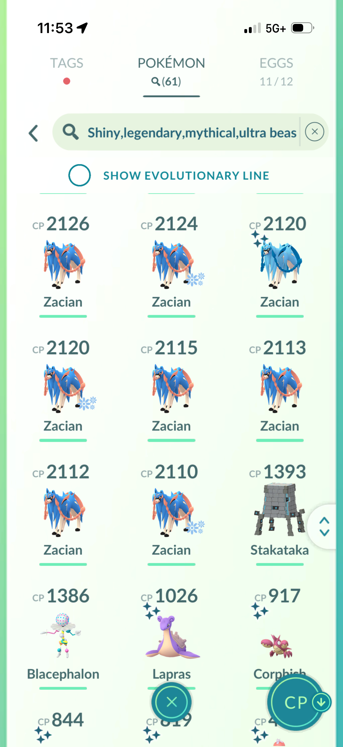 KylianDictator account (61 Shiny/Legendary + 4000 Crown Energy)