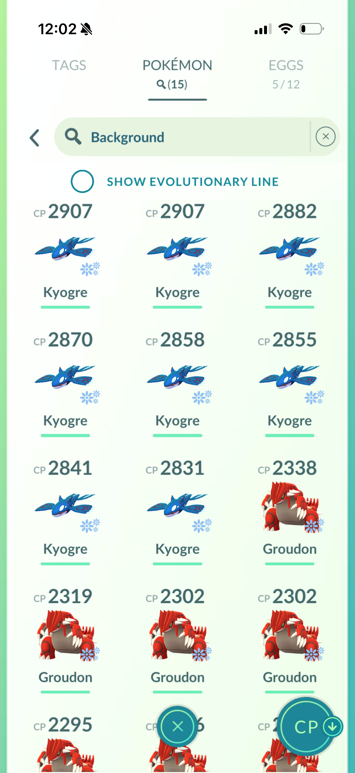 GTPGroudon (36 Shiny/Legendary 140k stardust)