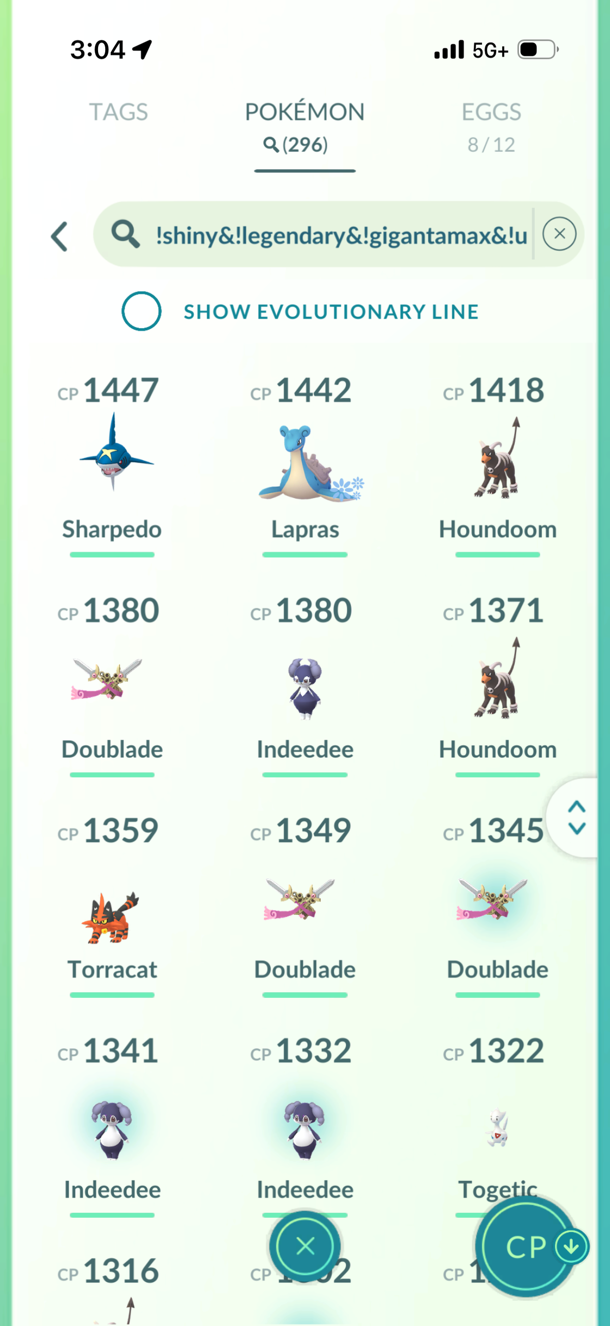 OneLastCOD account 60 Shiny/Legendary & 1.2m Stardust