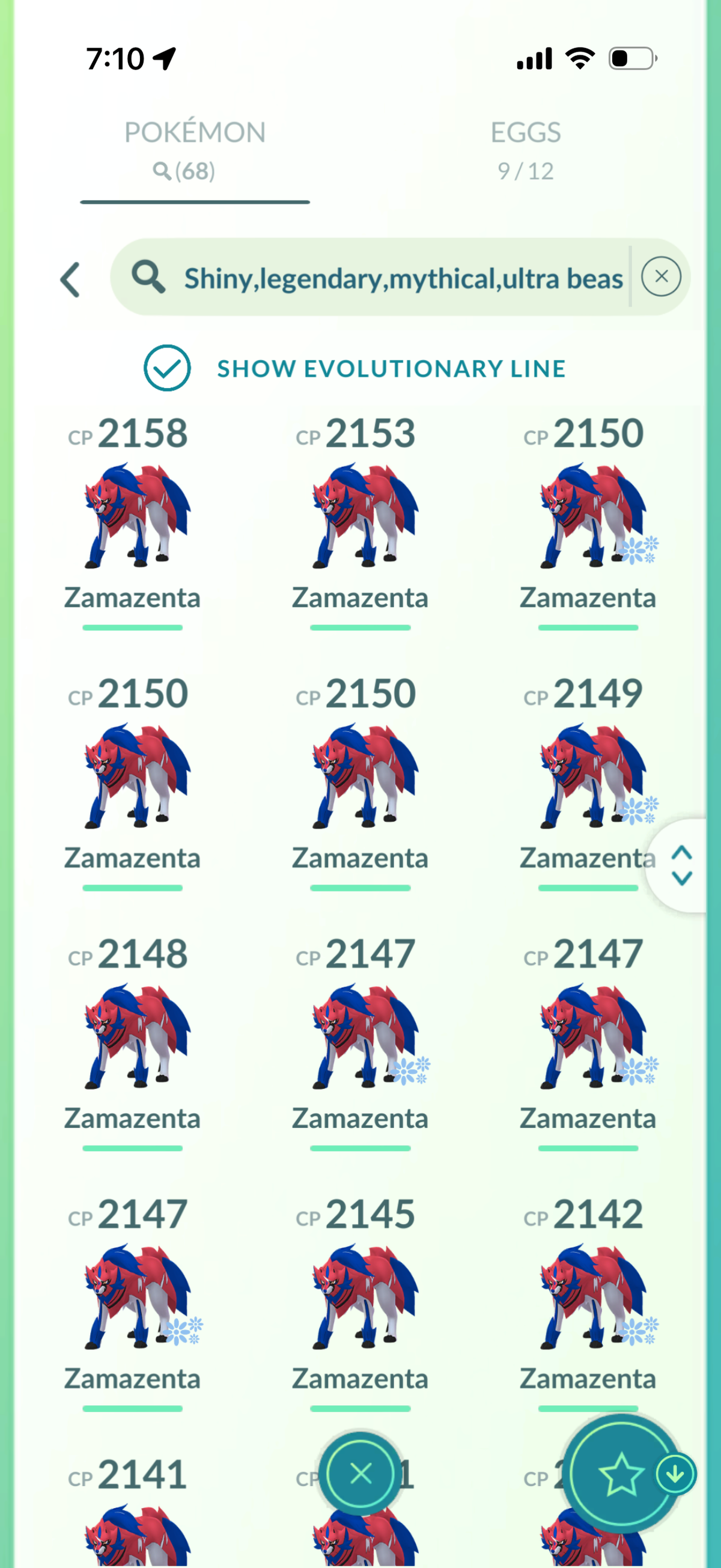 VloneShirt account 68 Shiny/Legendary & 900k Stardust