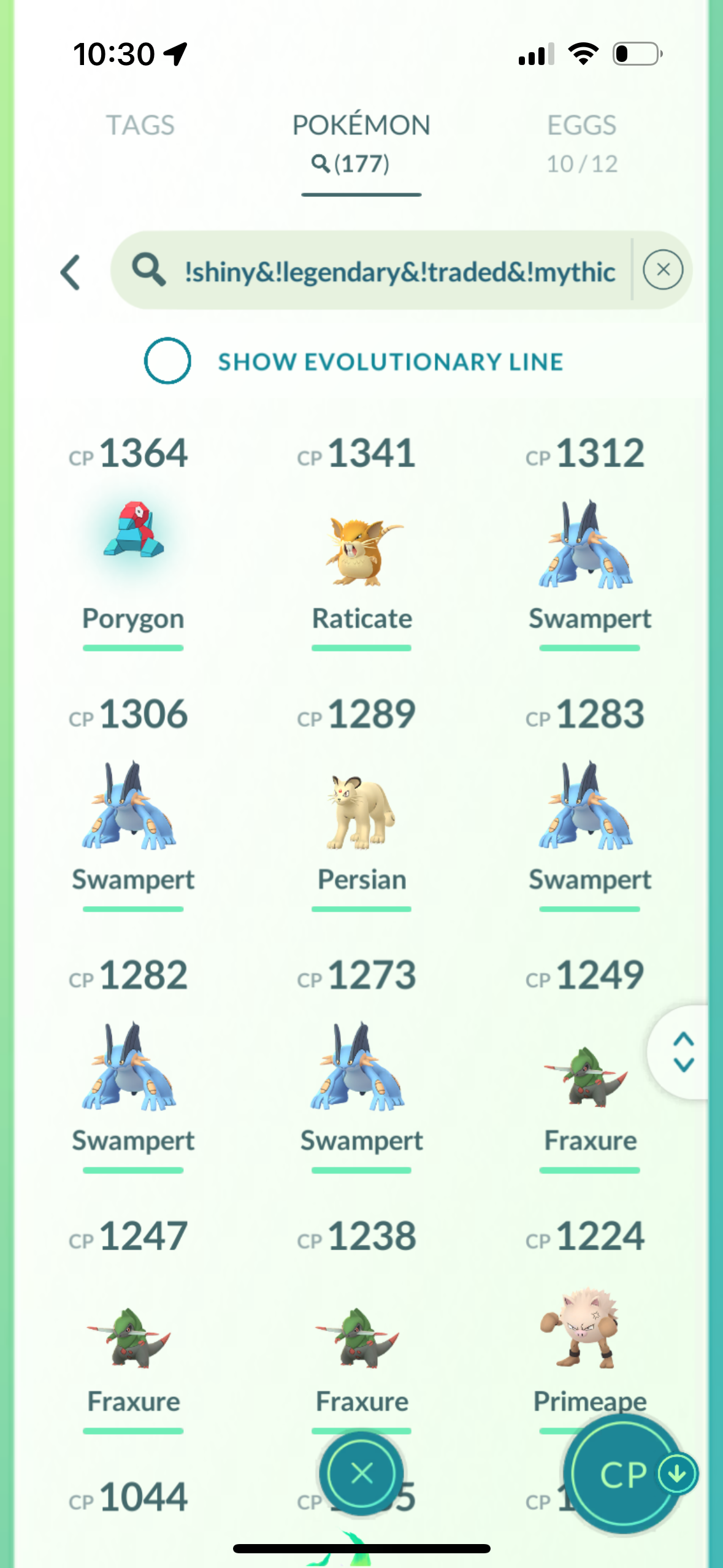 FilthyRewards account (113 shiny/legendary)