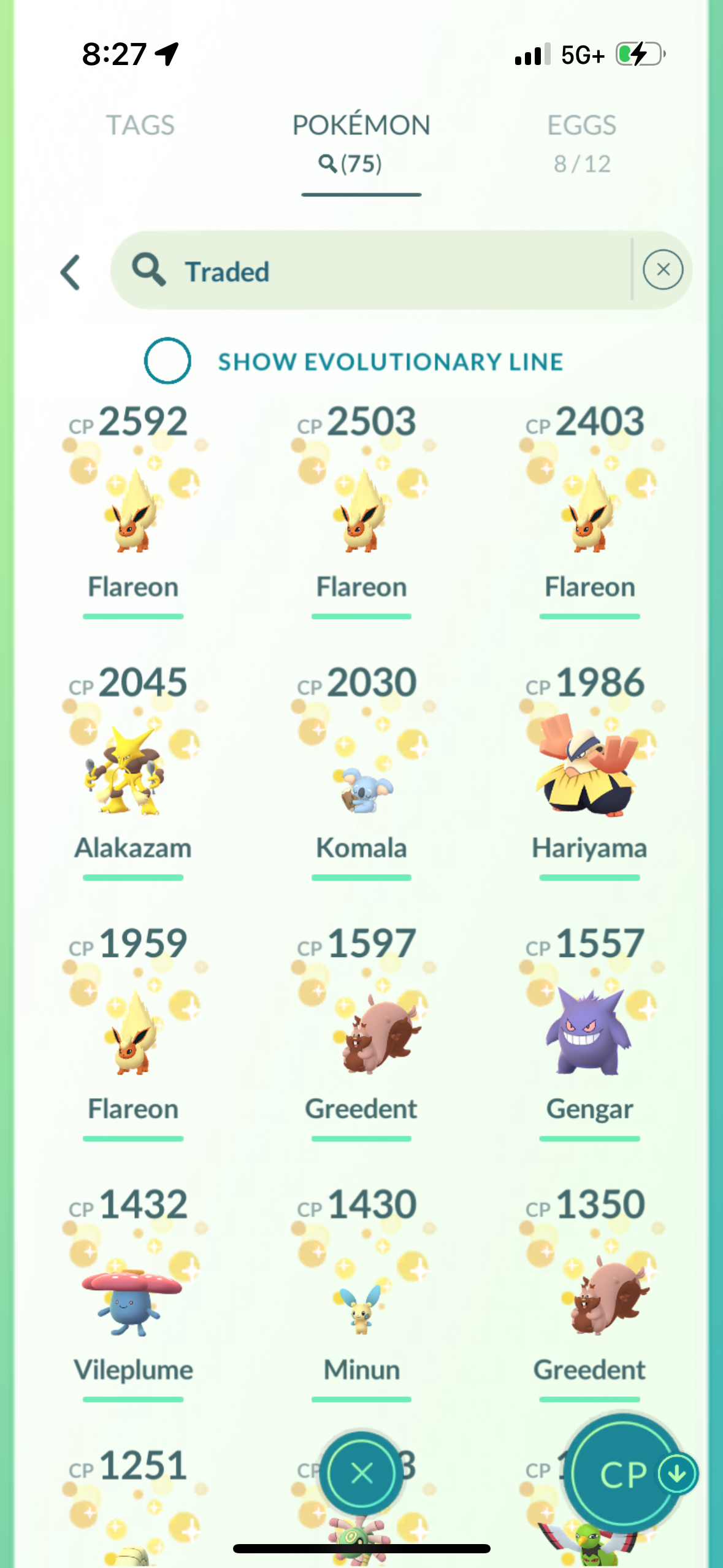 LatiosV1 account (74 shiny/legendary)