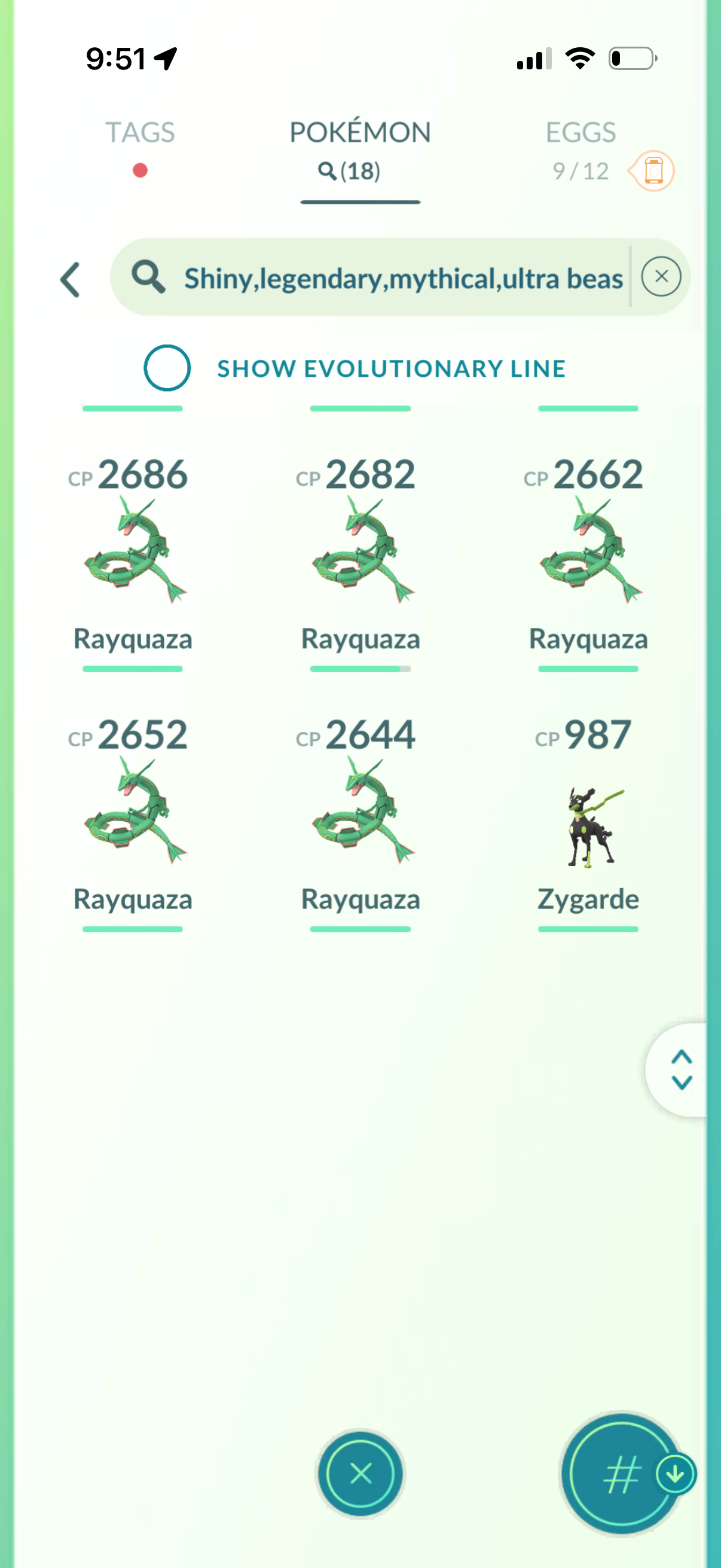 OaklandAthletic account (18 Shiny/Legendary and 185k stardust)