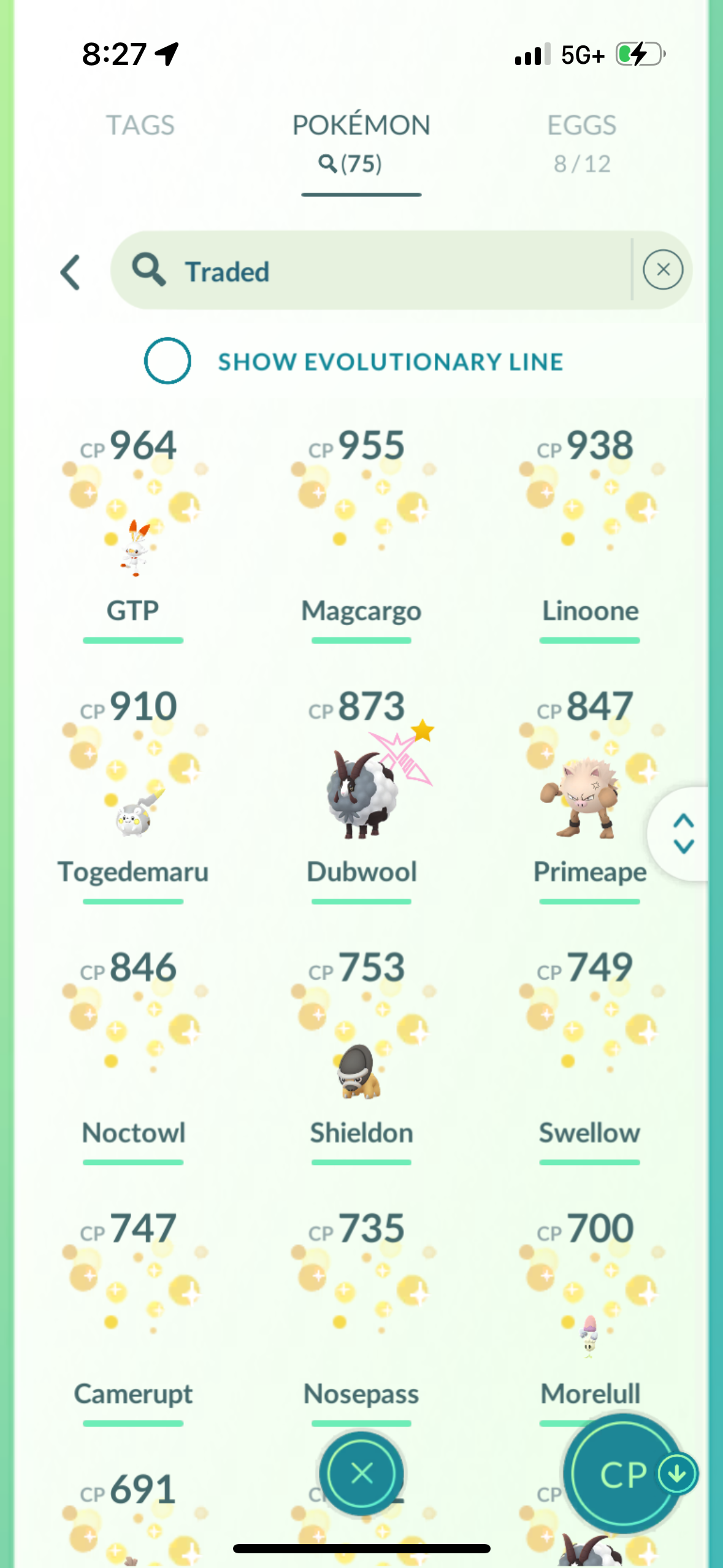 LatiosV1 account (74 shiny/legendary)