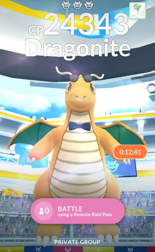 Fashion Dragonite Shinx & Minccino raids & trades