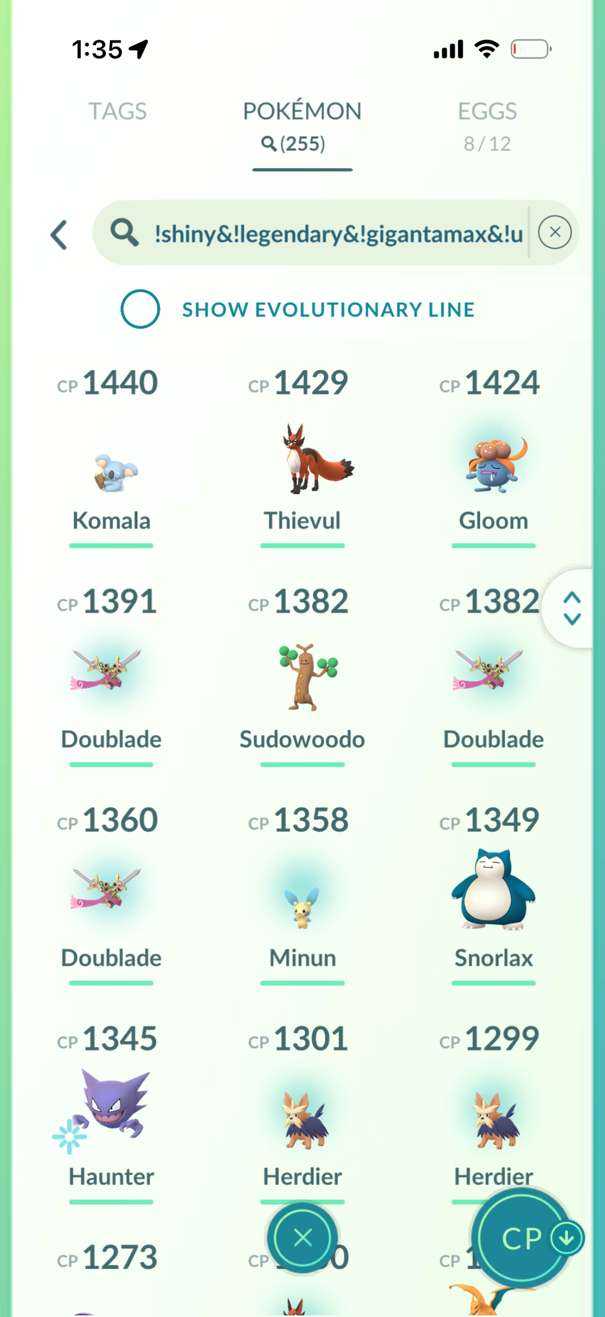 CrownedBy415 account (65 Shiny/Legendary 1.7m Stardust)