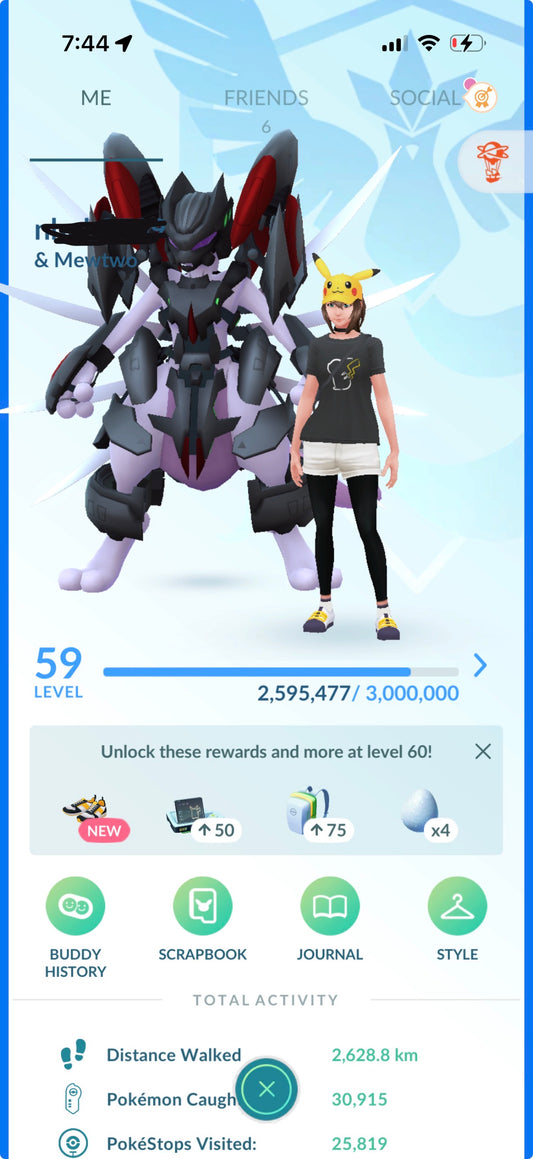 Noriko 2016 account (190 Shiny/Legendary)