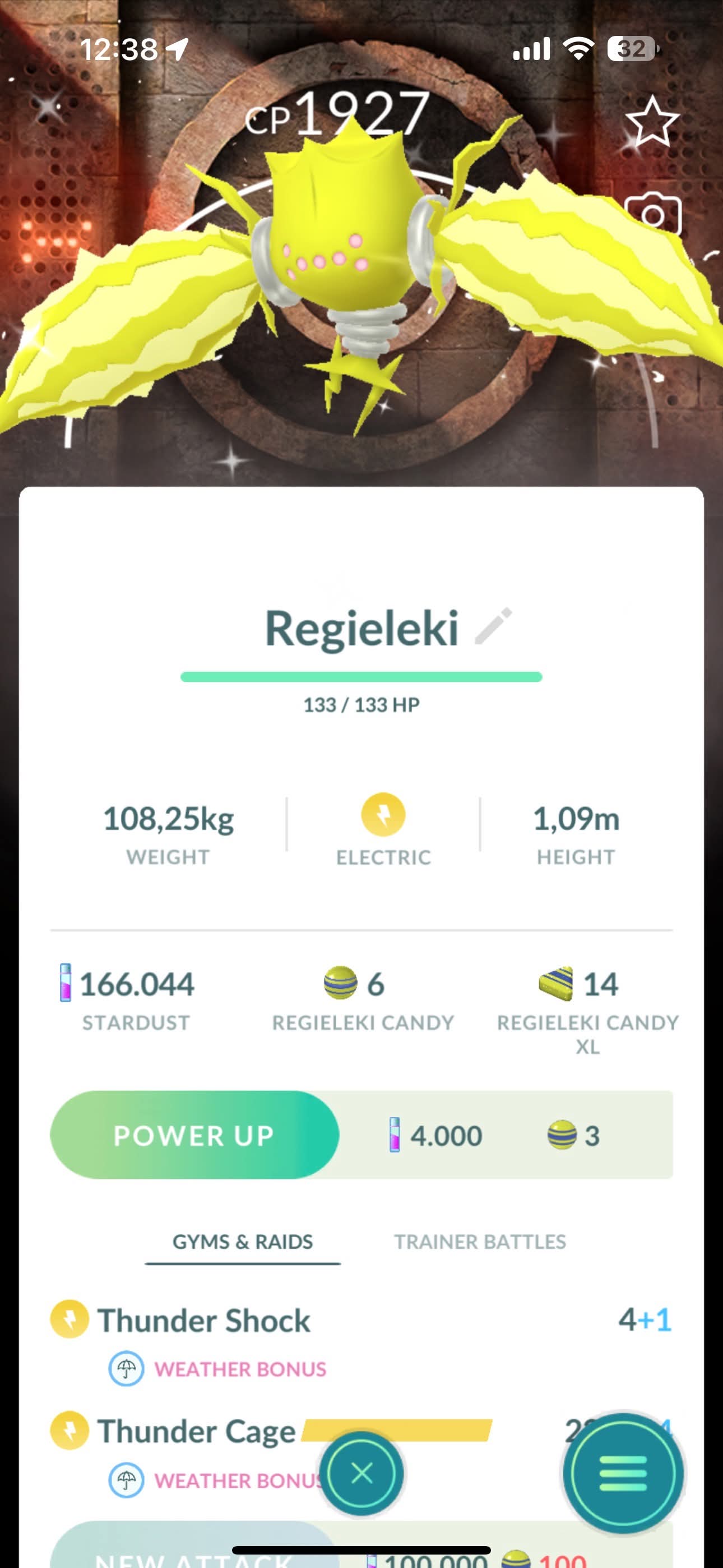 regieleki shiny background - PTC account