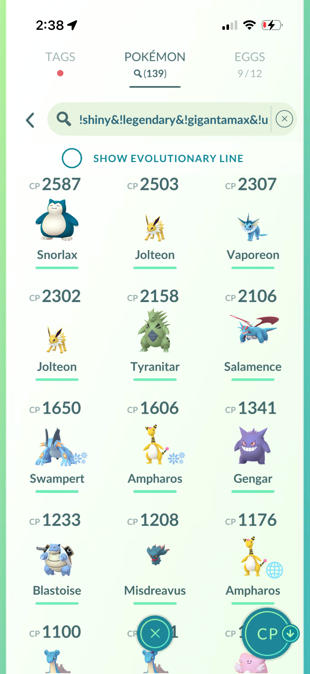 2026BG account (16 Shiny/Legendary/Mythical)