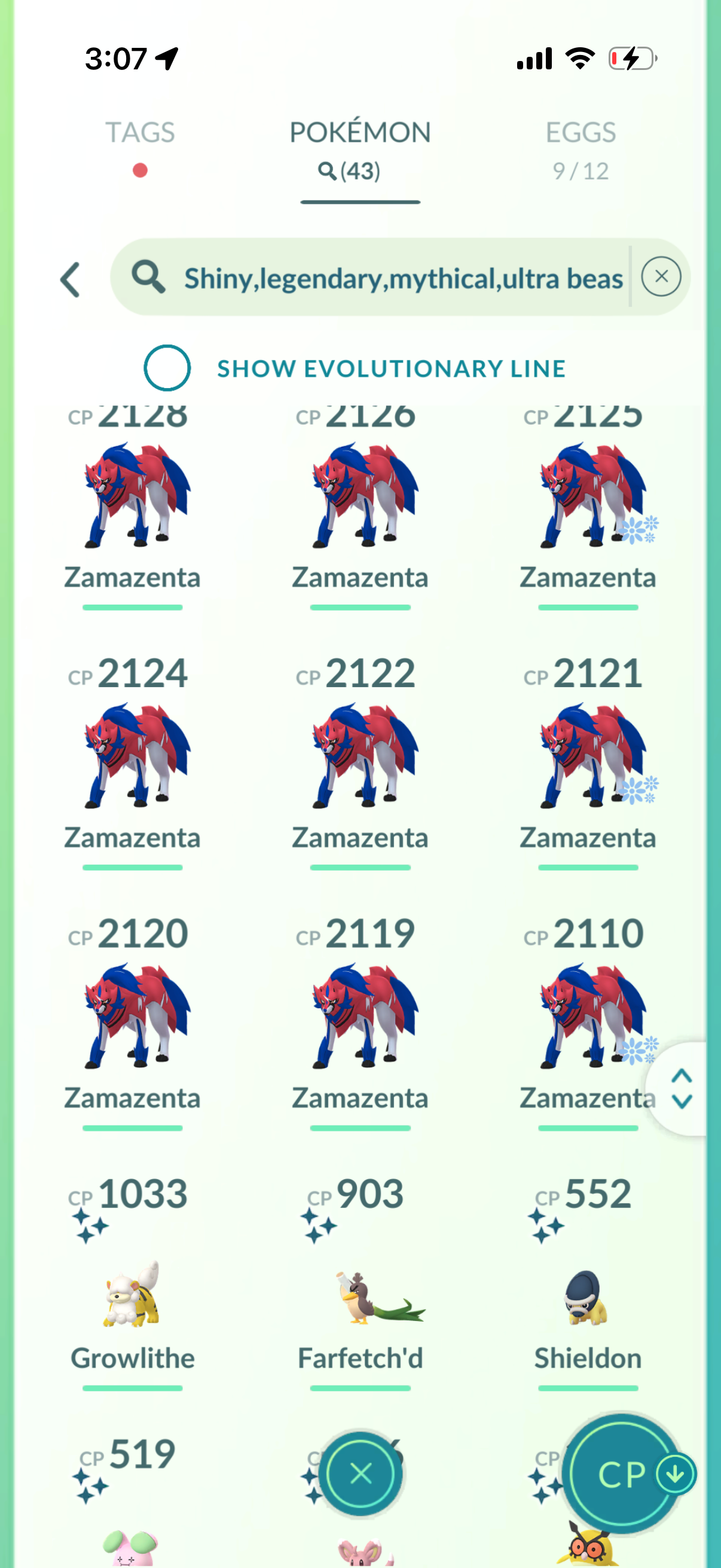 FollowThePlan (43 Shiny/Legendary + 3 Crown Zamazenta)