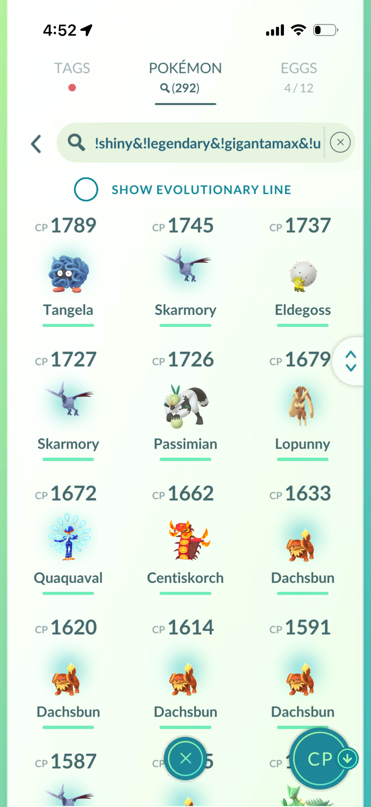 ArmoredPTC account 46 Shiny/Legendary & 2.1m Stardust