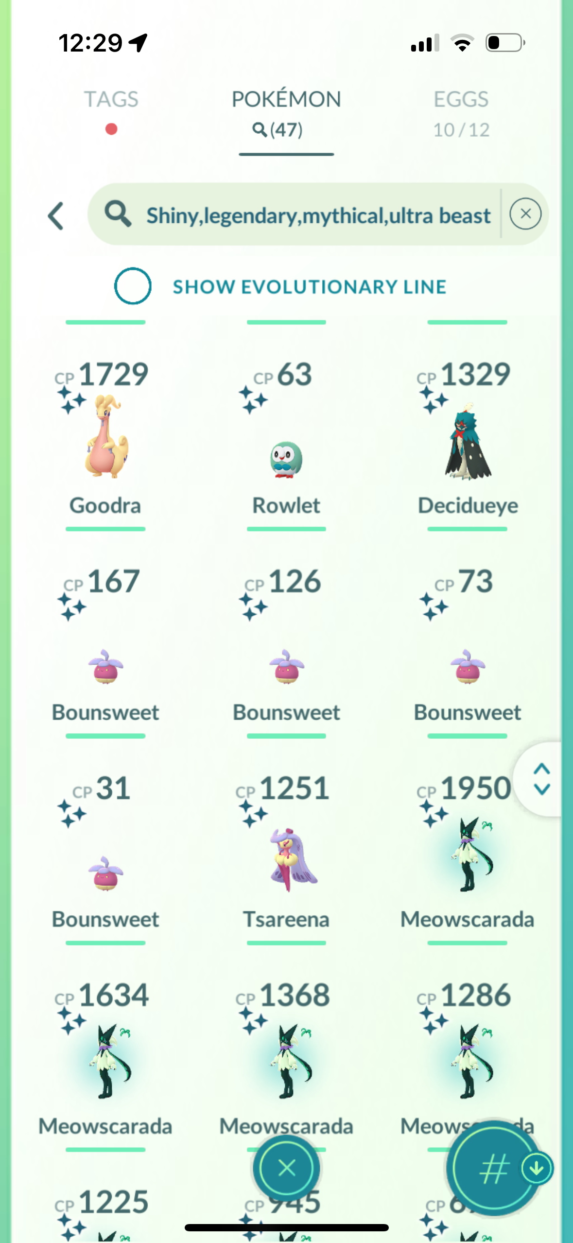 ReturnOfTrump account (47 shiny/legendary)