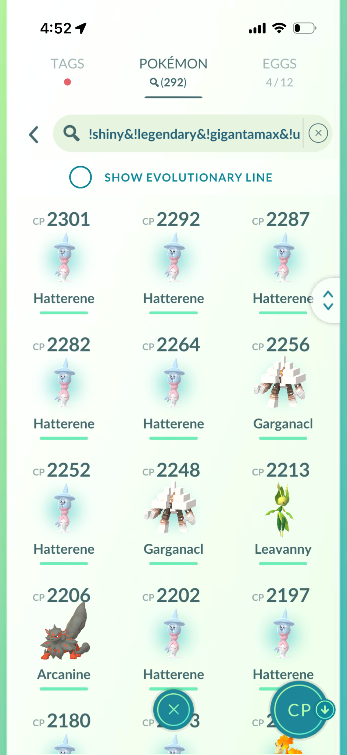 ArmoredPTC account 46 Shiny/Legendary & 2.1m Stardust