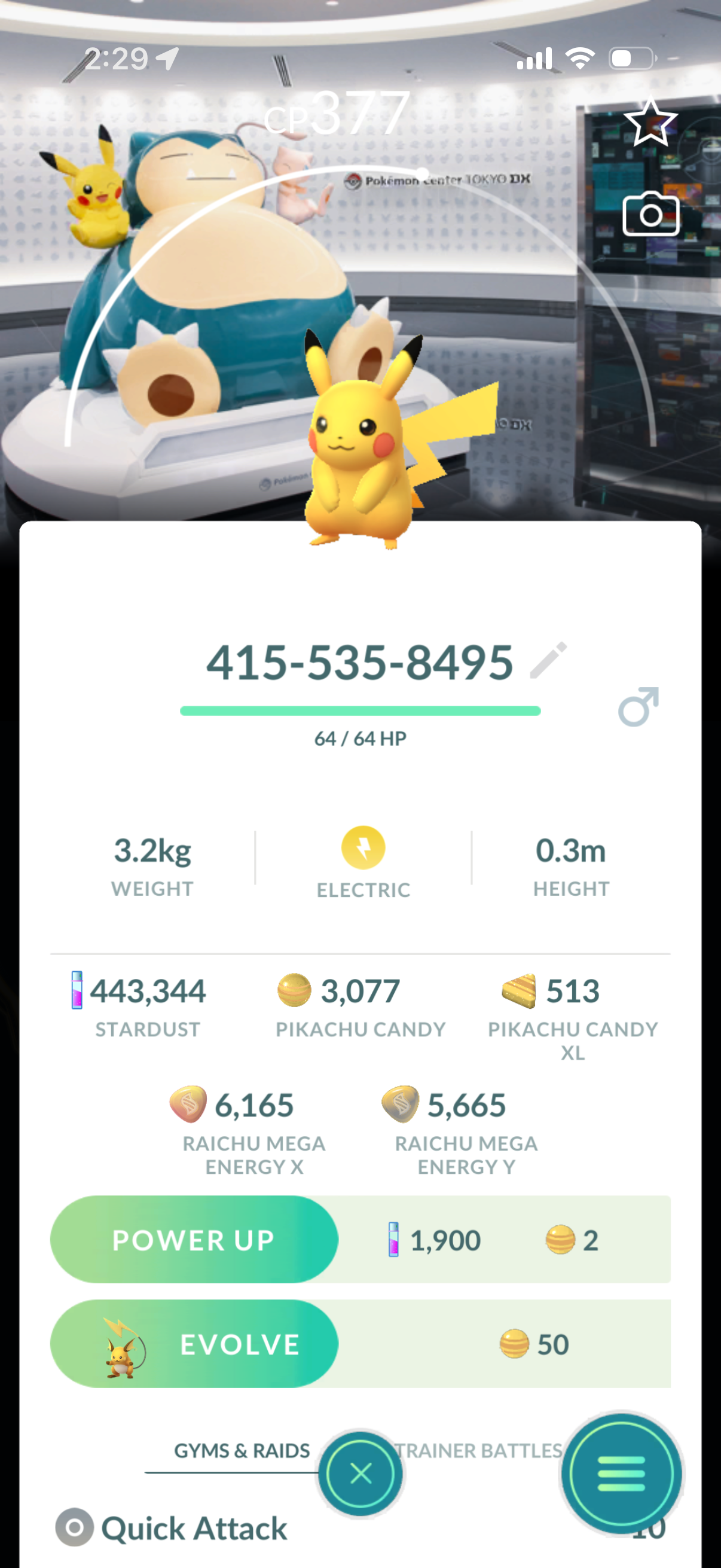 18 different Background Pikachu’s caught on your account