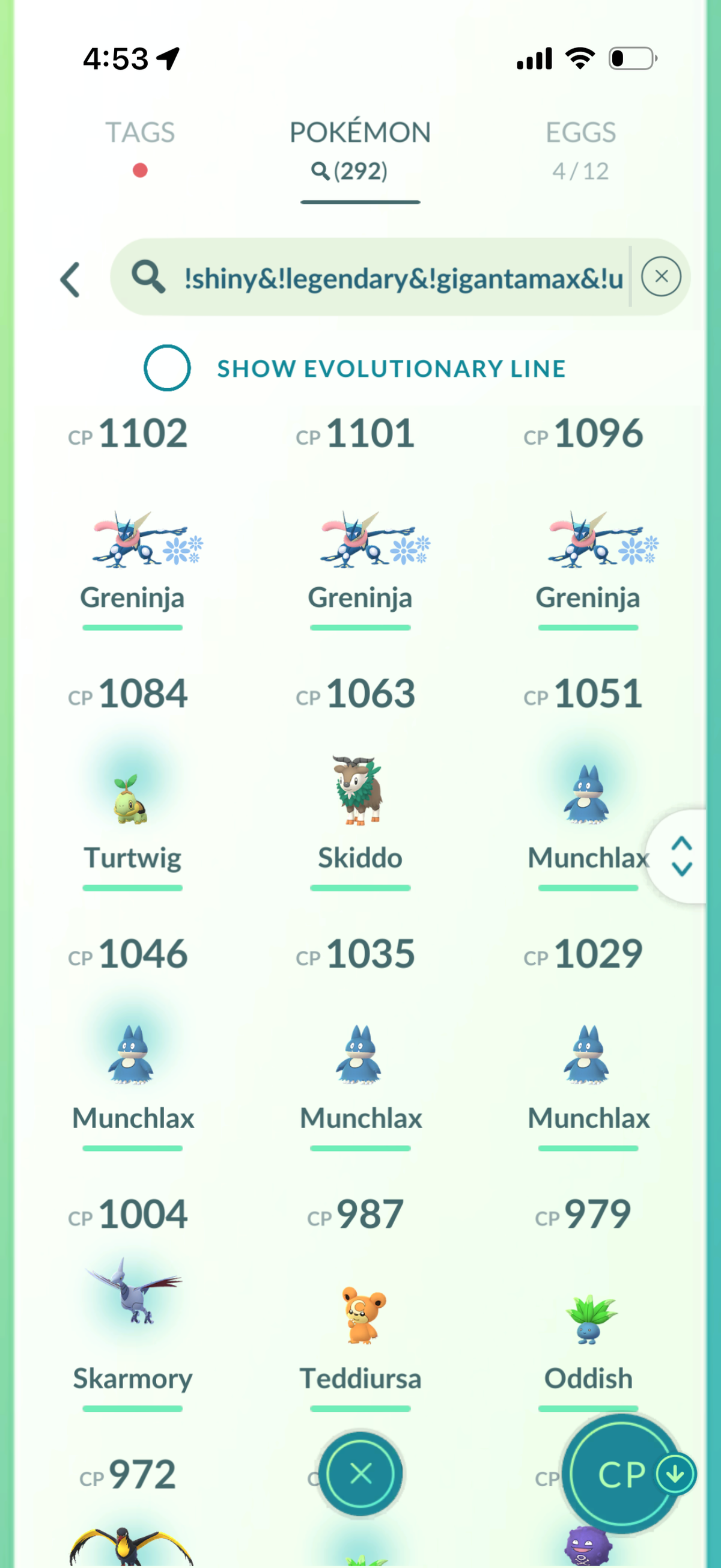 ArmoredPTC account 46 Shiny/Legendary & 2.1m Stardust