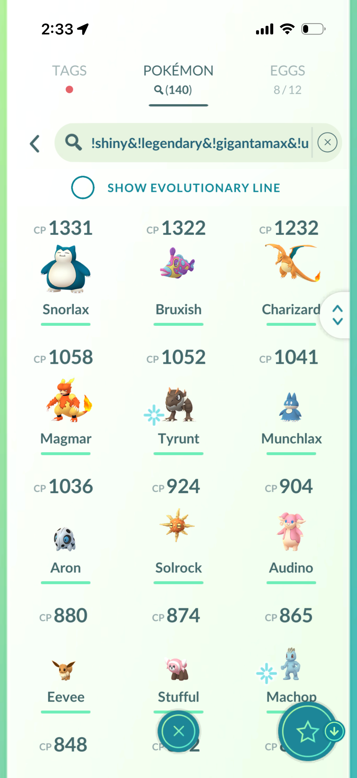GTPInvitesGOBig account (34 Shiny/Legendary + 550 friends list)