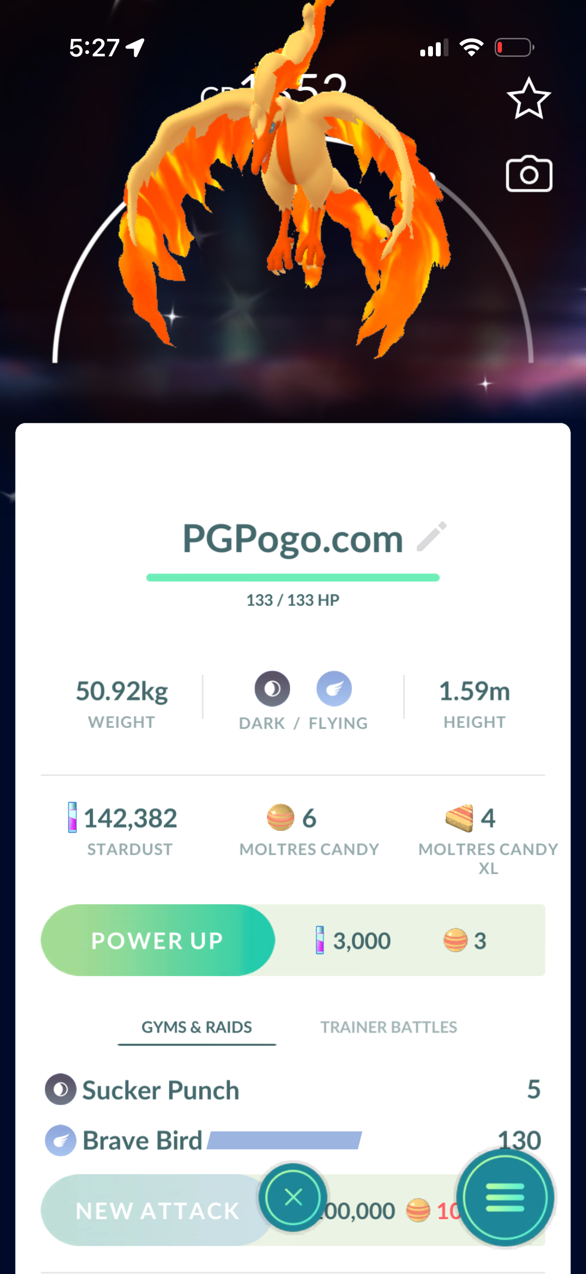 Shiny Galarian Articuno Zapdos or Moltres account