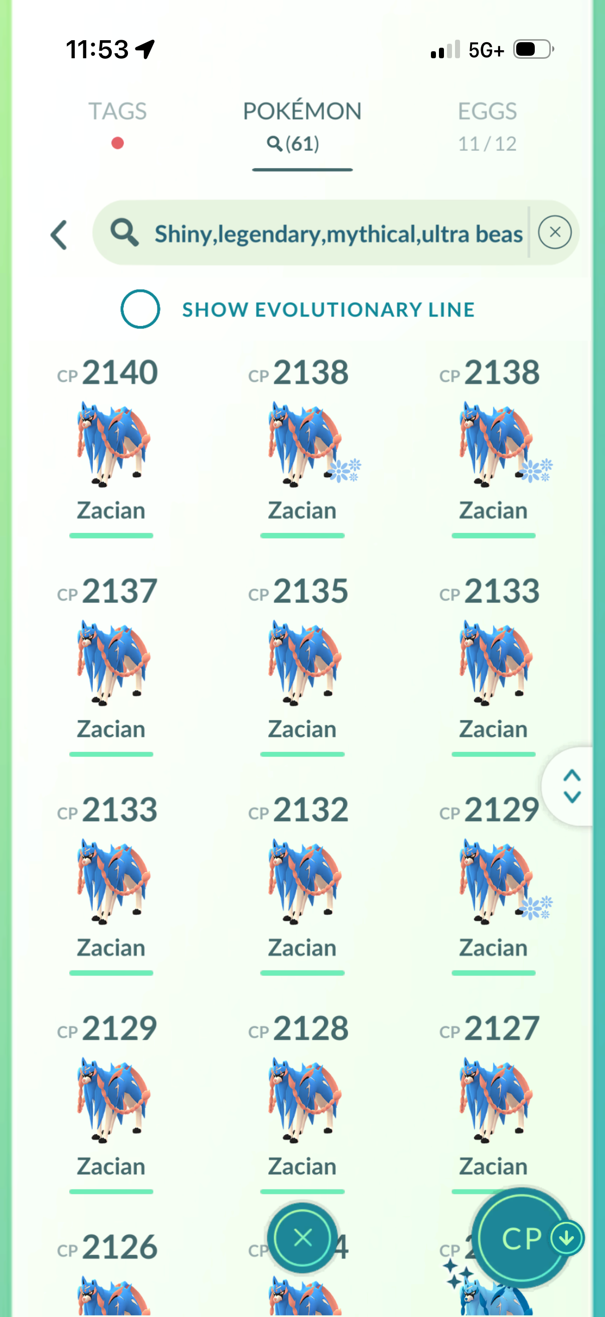 KylianDictator account (61 Shiny/Legendary + 4000 Crown Energy)