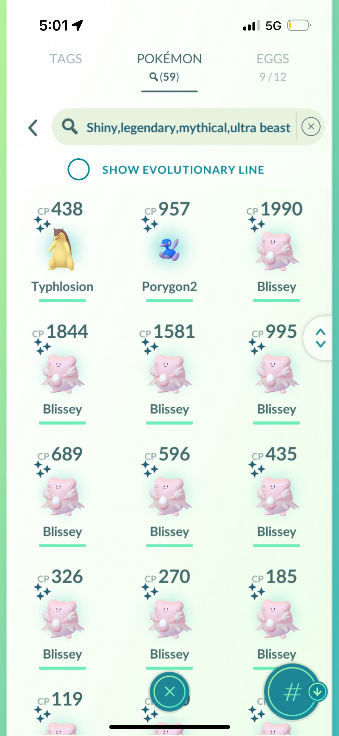 RussiasCollapse account (59 shiny/legendary)