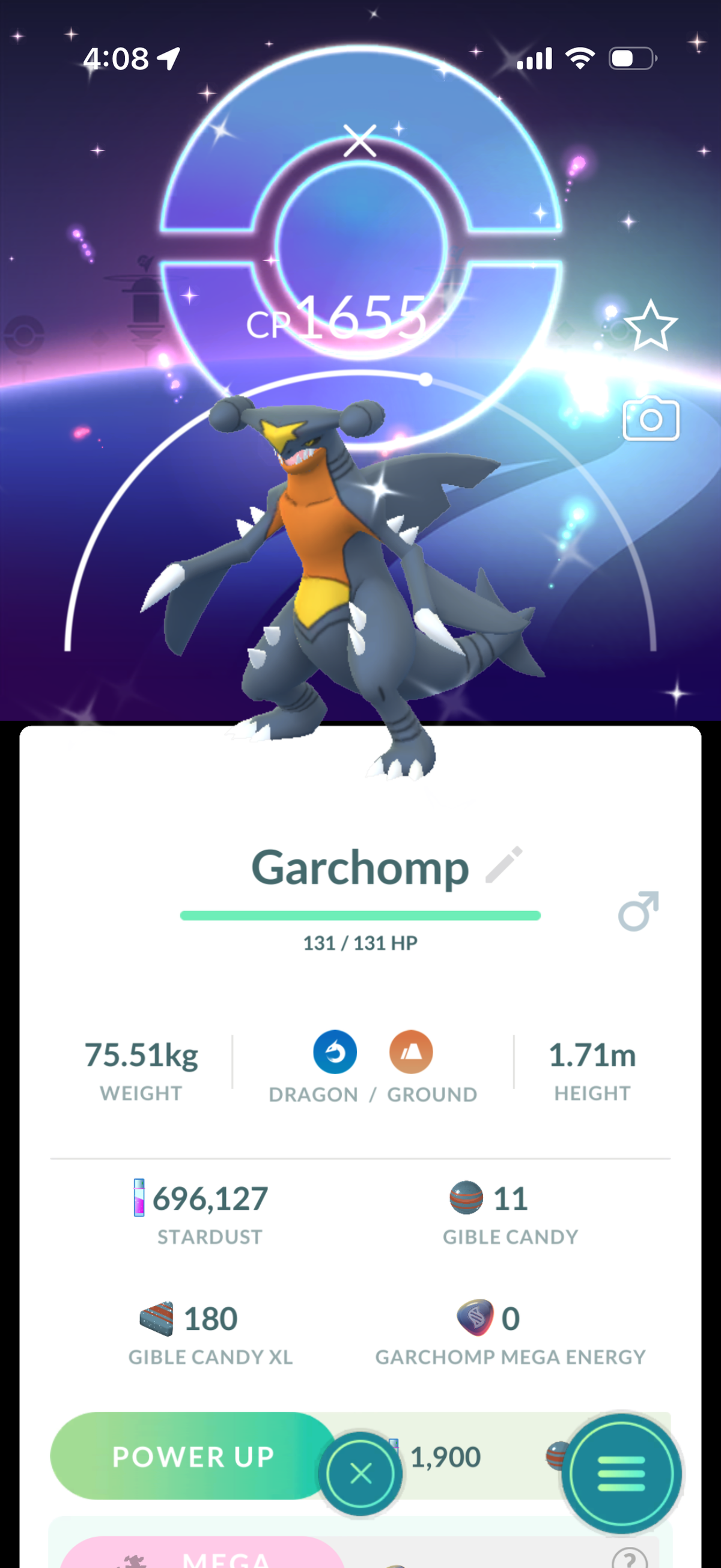 OneLastCod account (52 Shiny/Legendary & 700k Stardust)