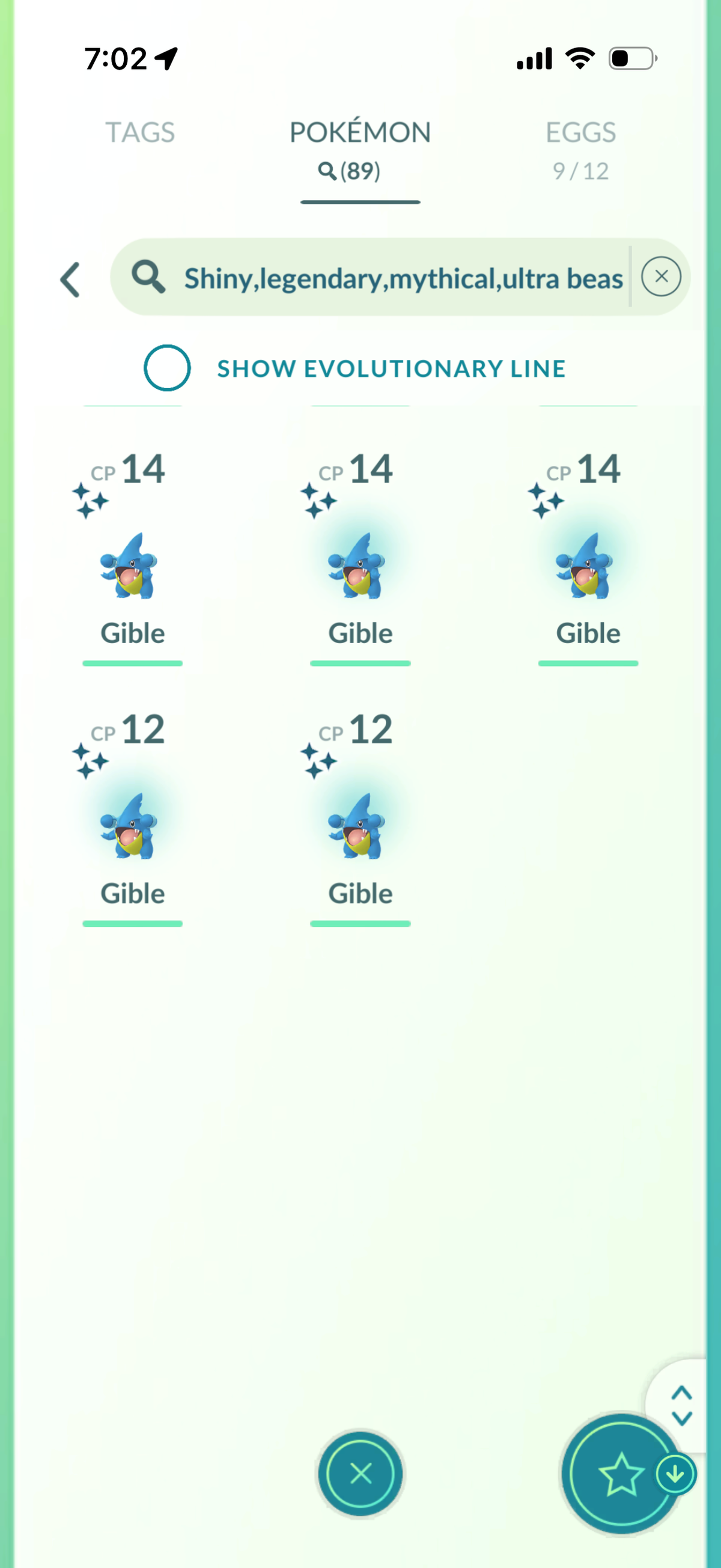 TrillOGBunB account 89 Shiny/Legendary & 900k Stadust
