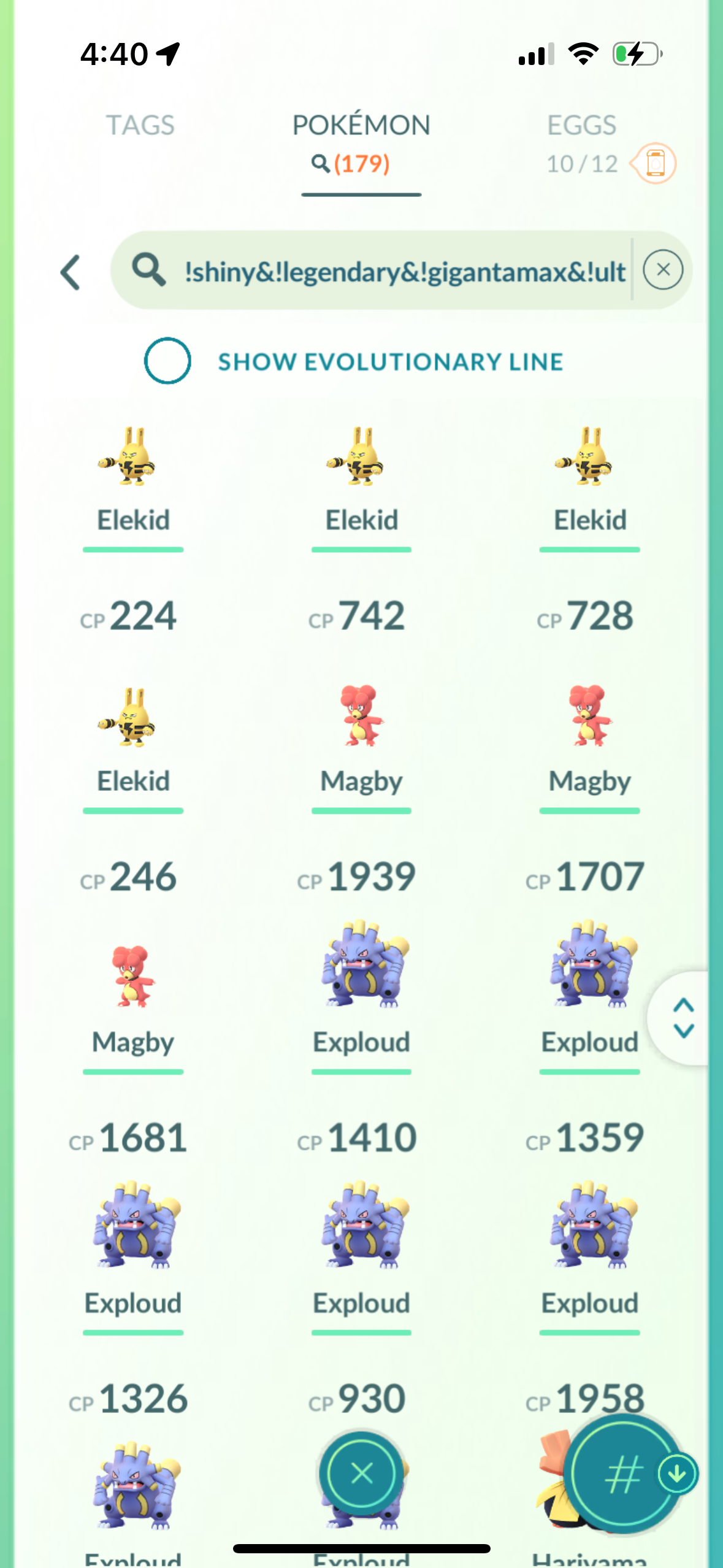 CelebratingGTP account (121 shiny/legendary)