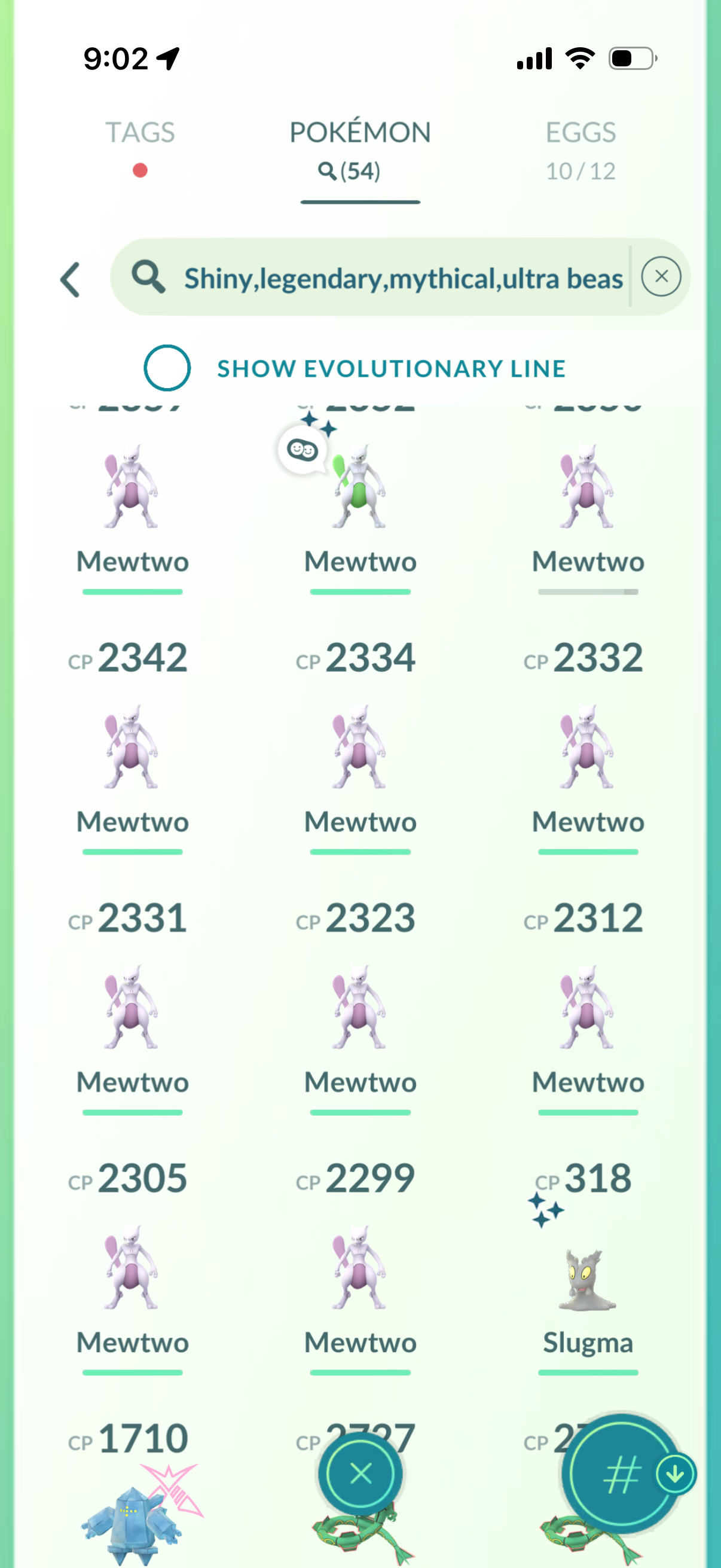 2 accounts bundle see photos (104 Shiny/Legendary)