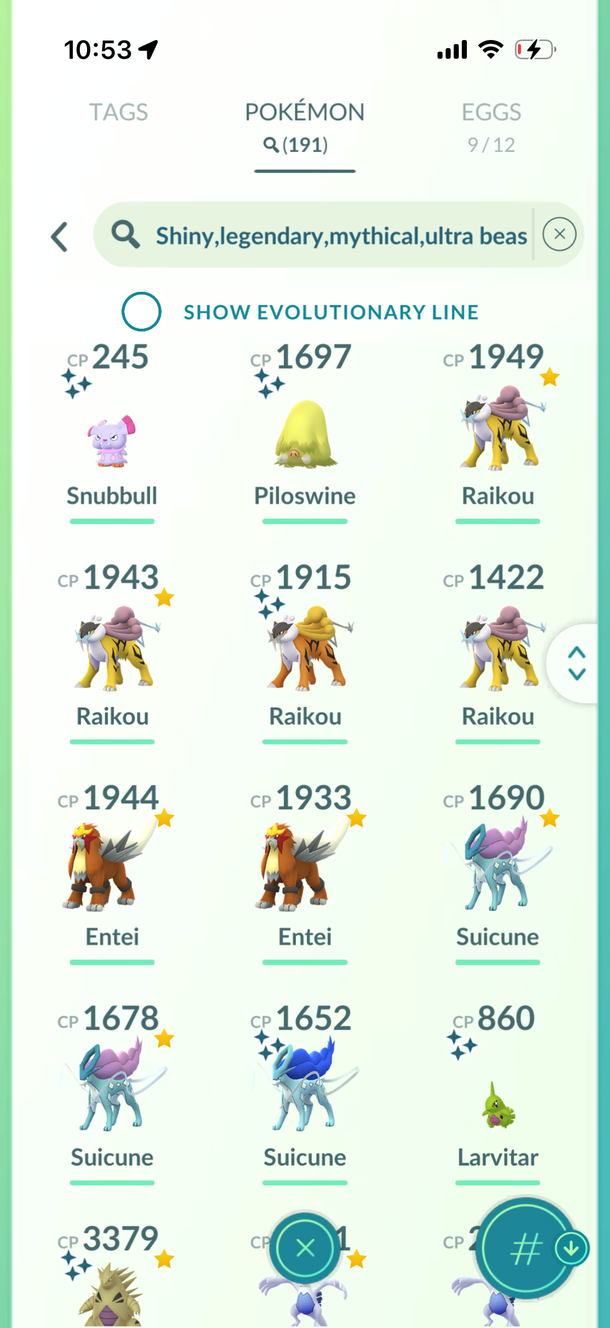 DailyTask 2016 account (141 Shiny/Legendary)