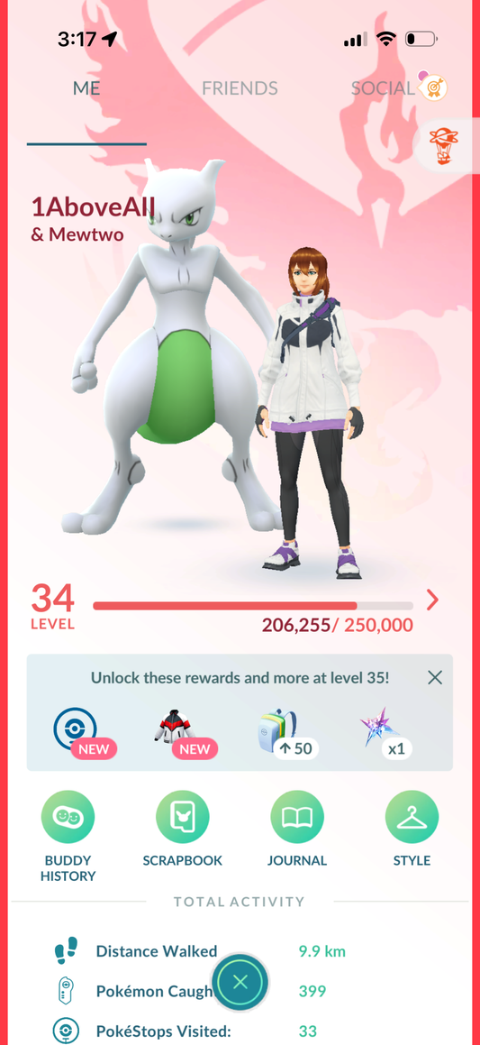 1AboveAll account (44 Shiny/Legendary)